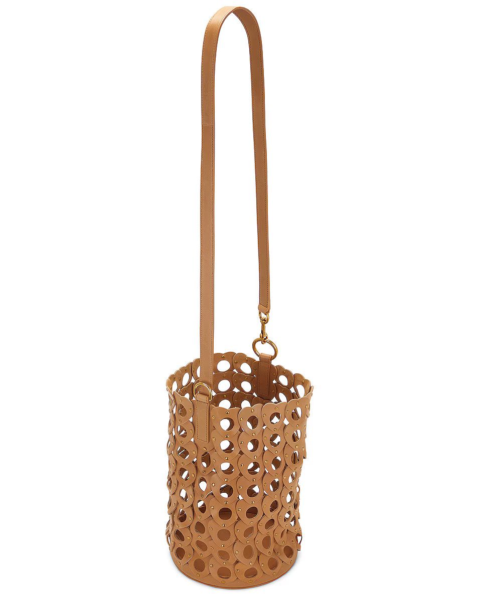 Saint Laurent Paris o1bcso1str0425 Size: OS/Hearted Bucket Bag in Vintage Brown Size ONE SIZE - 4 Thumbnail