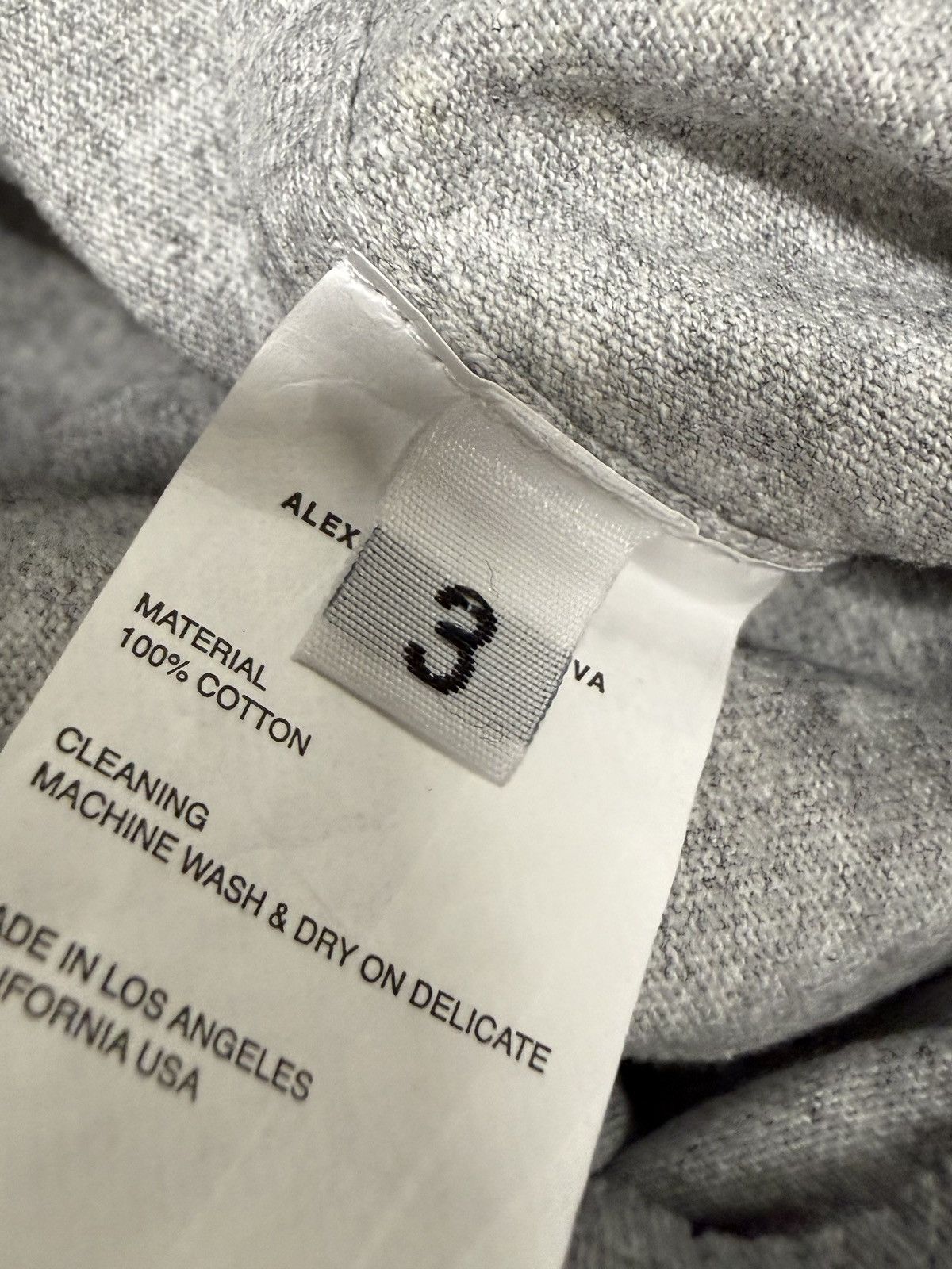 ALEXANDER DIGENOVA Alexander Digenova Grey Christian Long Sleeve Tee Size US XL / EU 56 / 4 - 4 Thumbnail