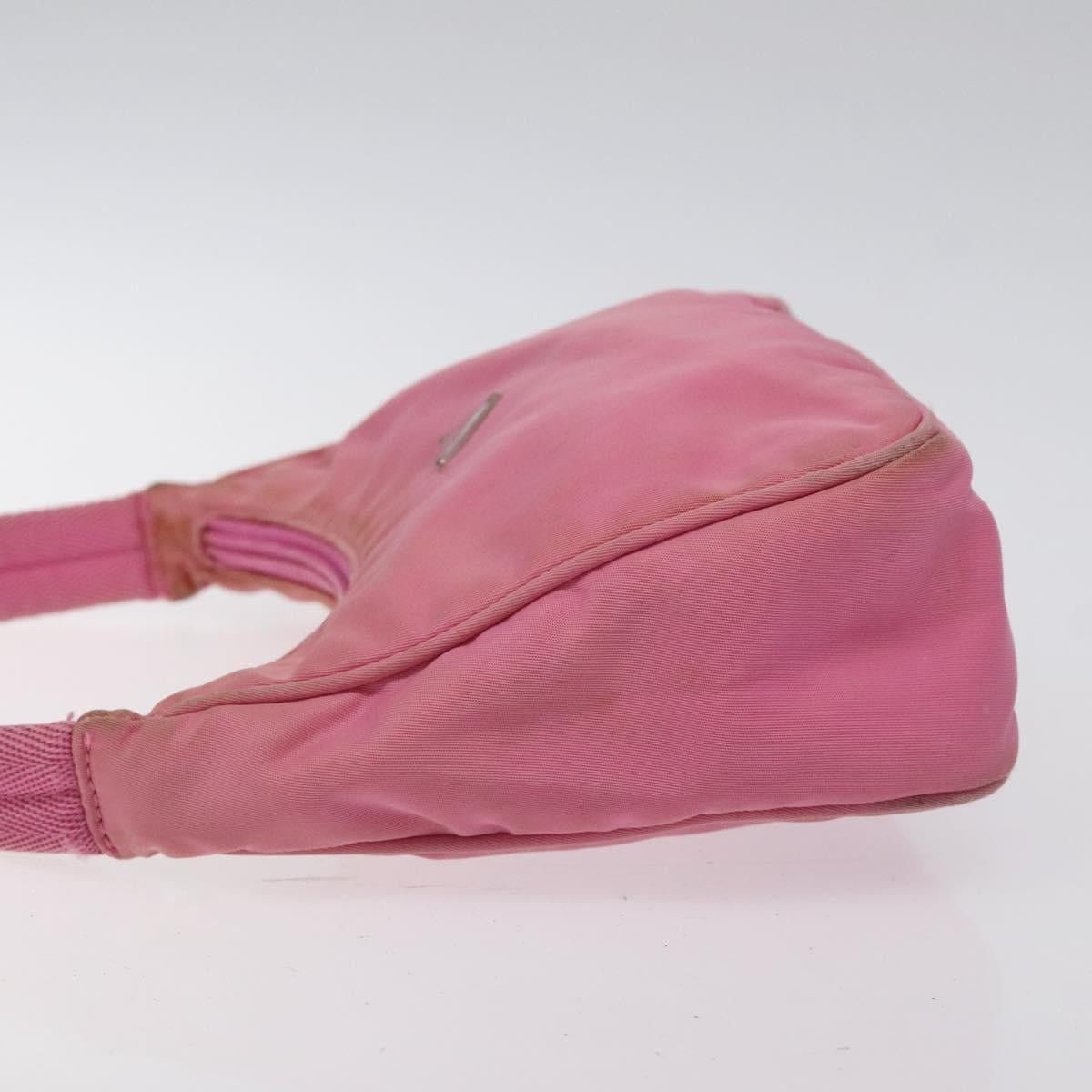 Prada PRADA Hand Bag Nylon Pink Silver Size ONE SIZE - 5 Thumbnail