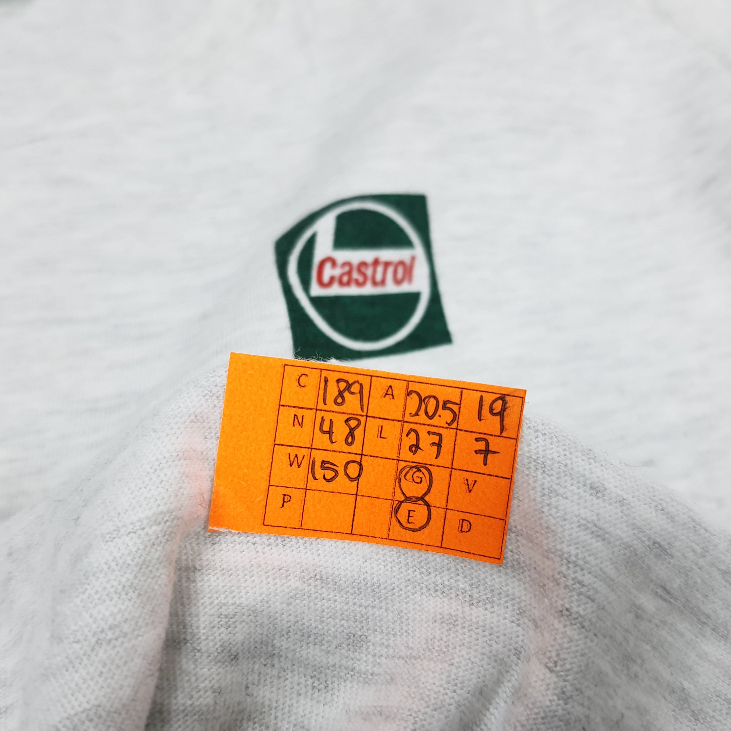 Vintage Vintage Castrol Racing Motor Oil Motorsports Tshirt Size US M / EU 48-50 / 2 - 7 Thumbnail