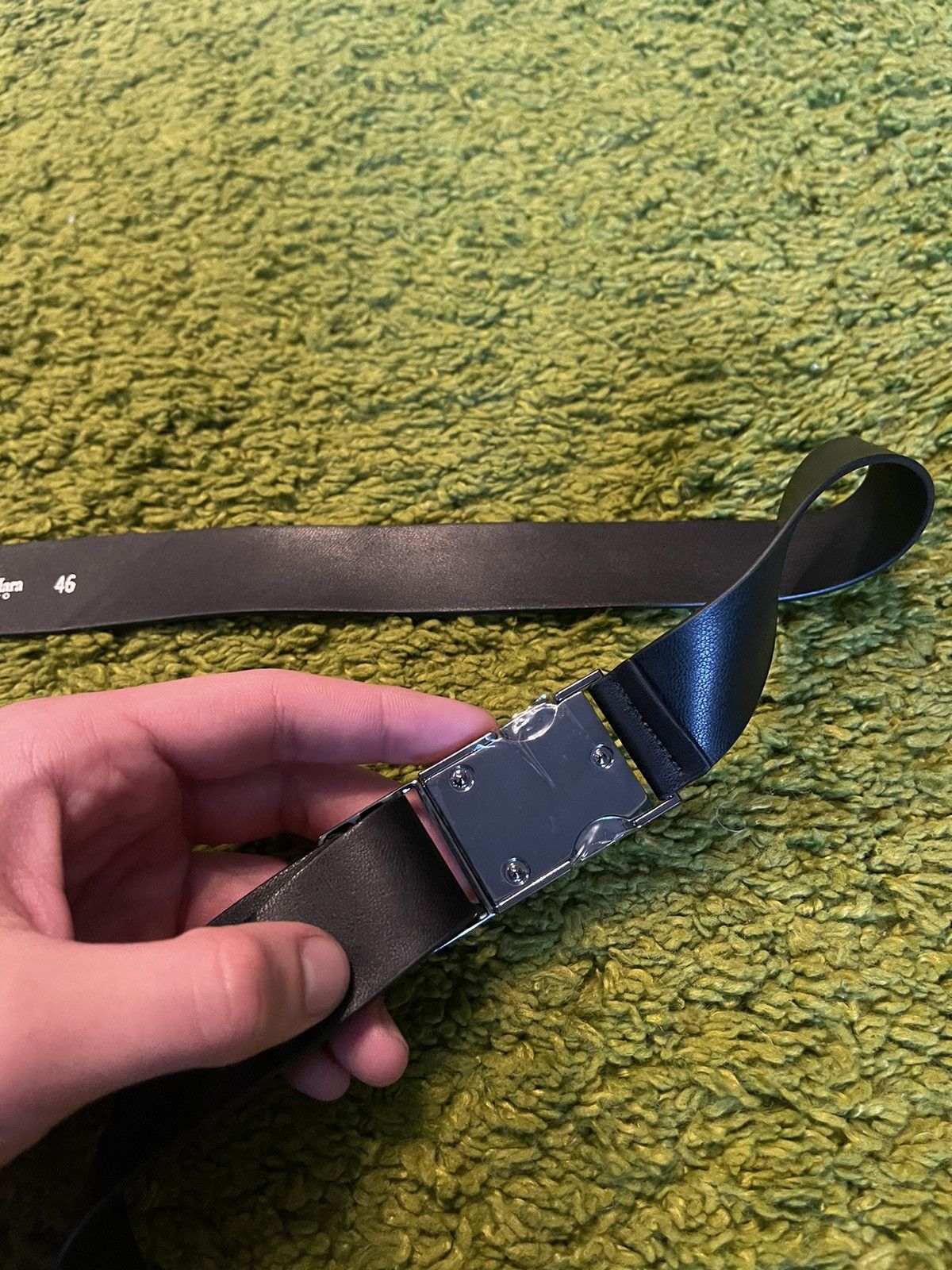 Max Mara Max Mara Studio real soft leather fastex long belt black Size ONE SIZE - 11 Thumbnail