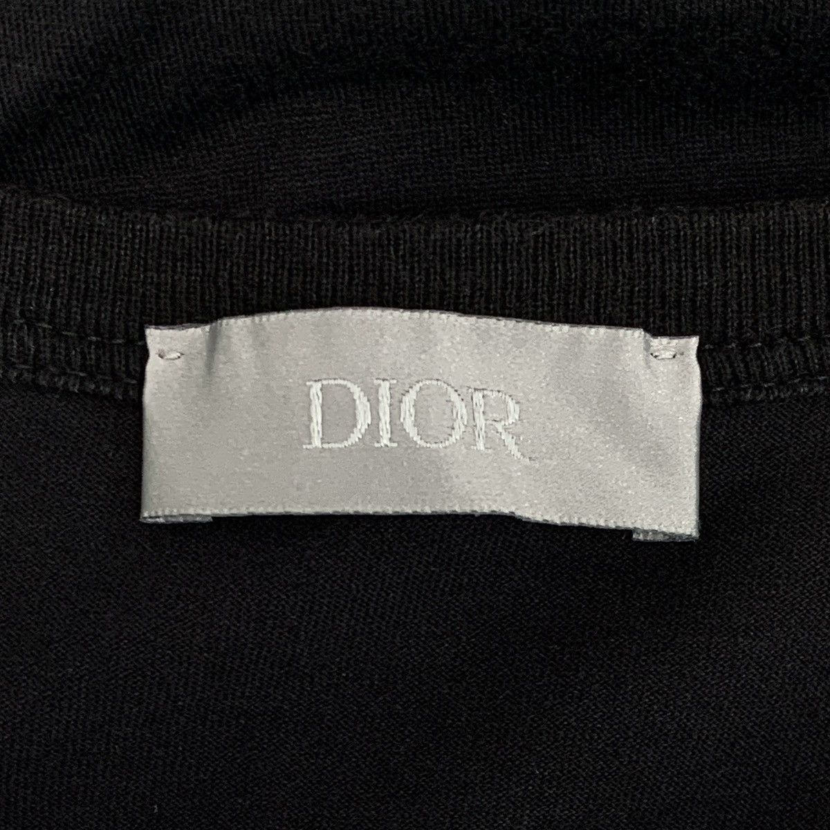 Dior Dior Black Logo Letter Embroidered Crew Neck T-shirt K26WX Size US M / EU 48-50 / 2 - 6 Thumbnail