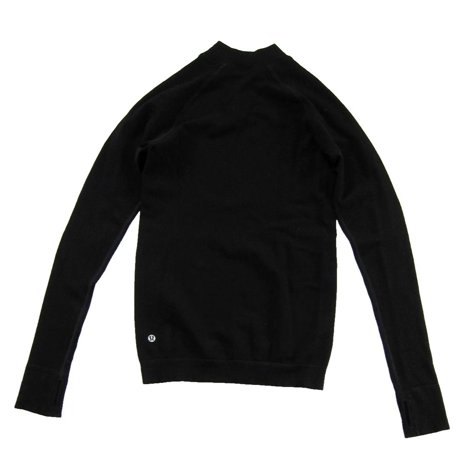 Lululemon Lululemon Black Stretch Ribbed Pullover Mock Neck Shirt Woman XS-S Size XS / US 0-2 / IT 36-38 - 3 Thumbnail