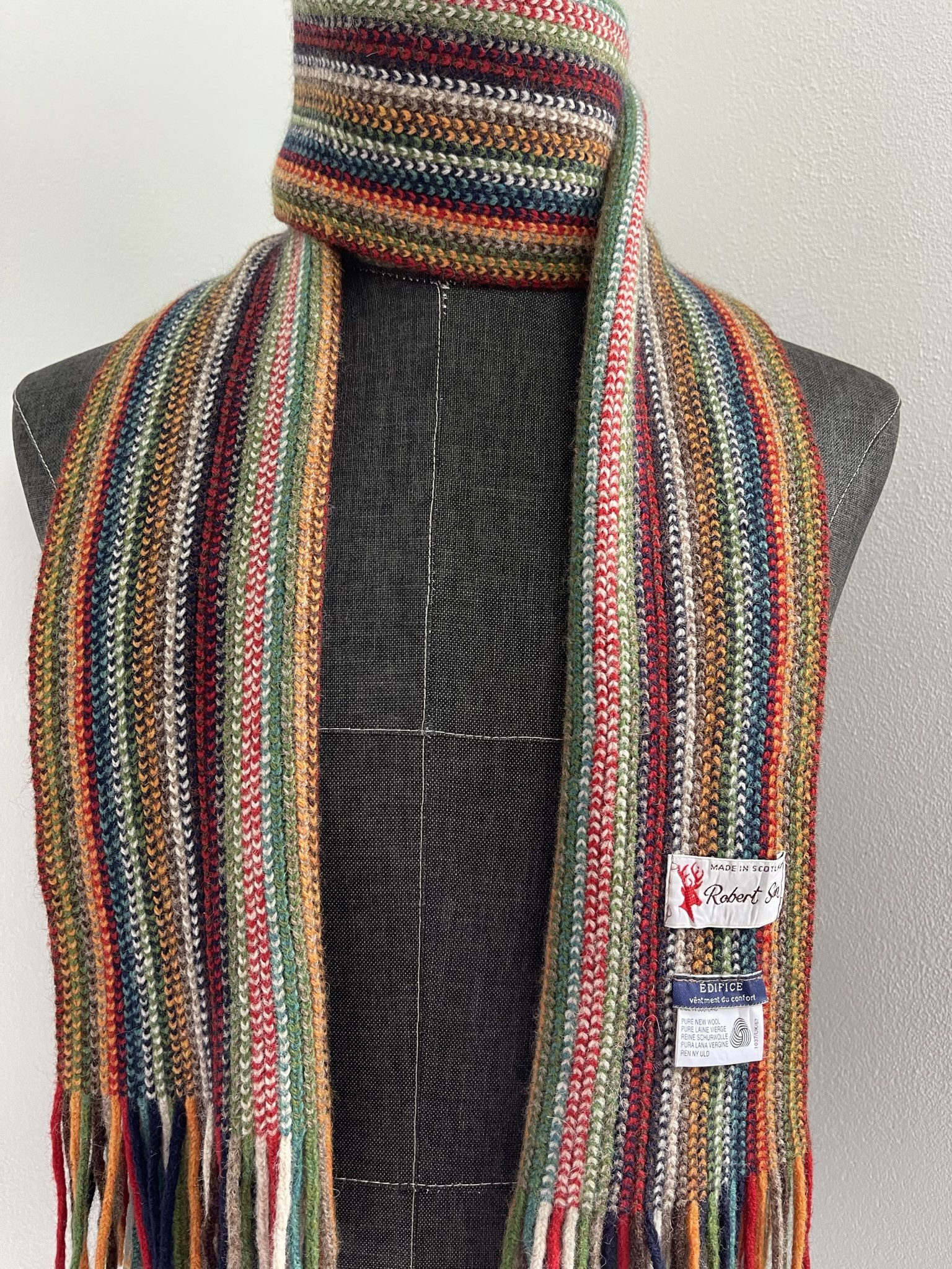 Vintage Vintage Robert Sim Edifice Scarf / Muffler - 6002 Size ONE SIZE - 7 Thumbnail