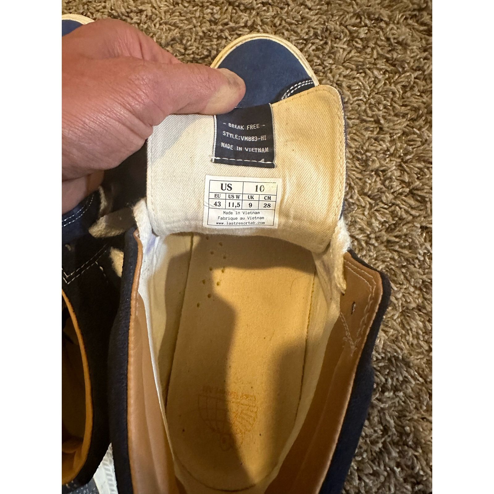 Polar Skate Co. Last Resort AB men’s skate shoe 10 Size US 10 / EU 43 - 5 Thumbnail