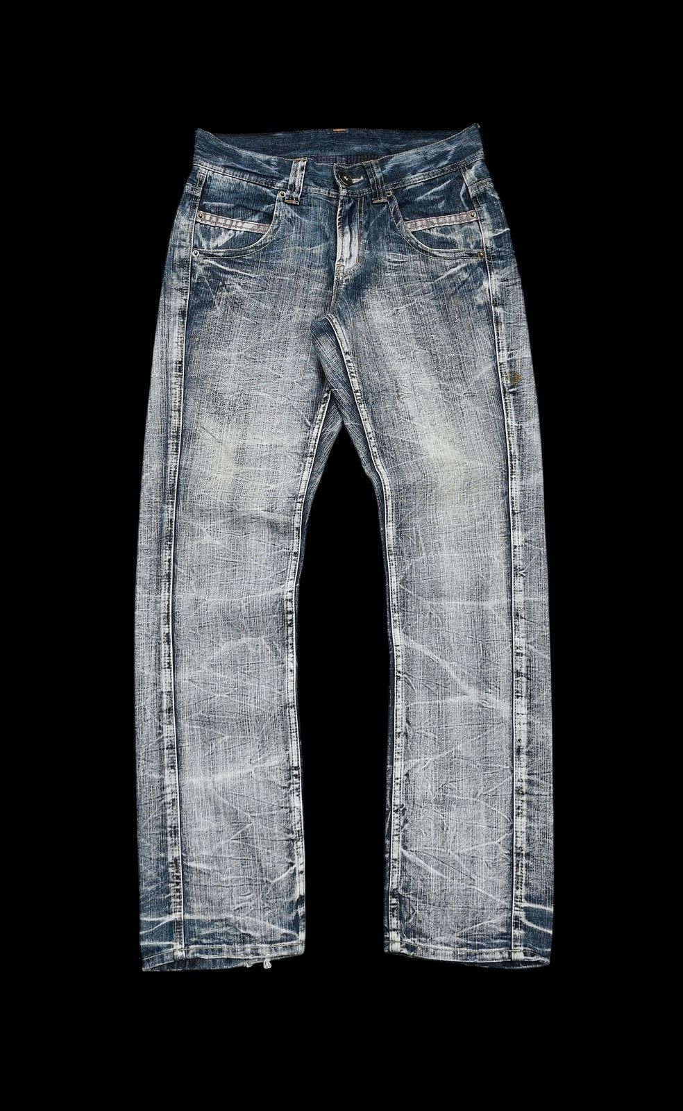 Tornado Mart Real Vintage Japanese Brand Acid Wash Denim Jeans Size US 30 / EU 46 - 3 Thumbnail