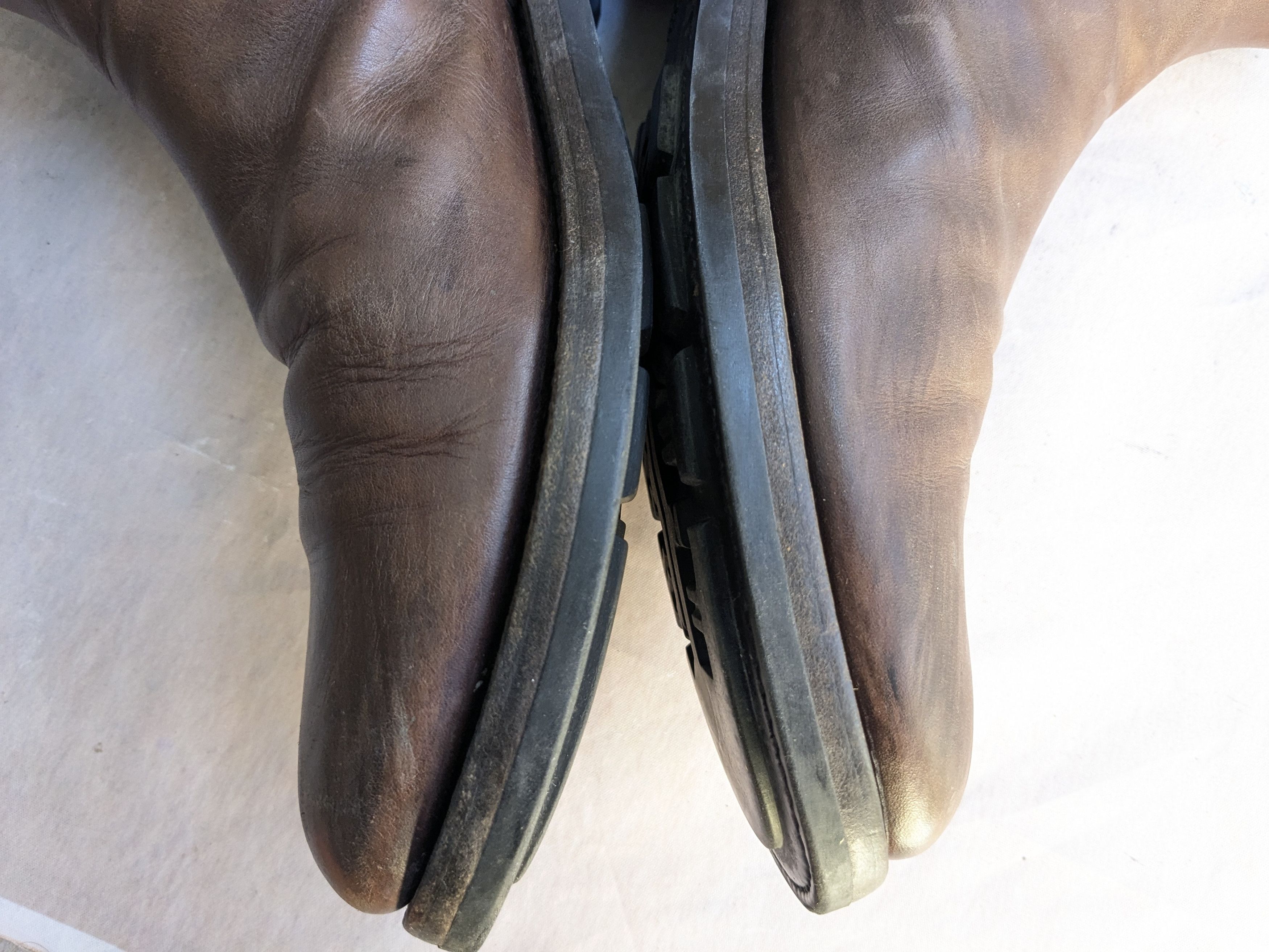 Prada × Vintage Prada Chelsea Boots Brown Leather 11 Y2K Size US 11 / EU 44 - 9 Thumbnail