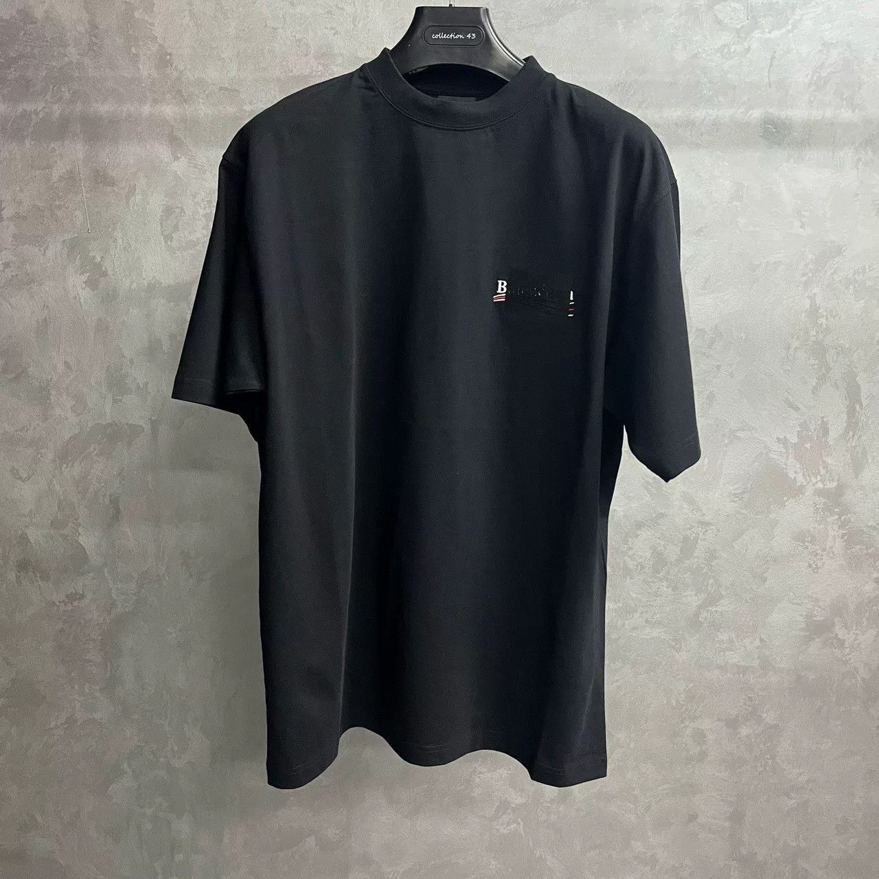 Balenciaga Balenciaga Black Logo Print Short Sleeve T-Shirt Size US S / EU 44-46 / 1 - 1 Thumbnail