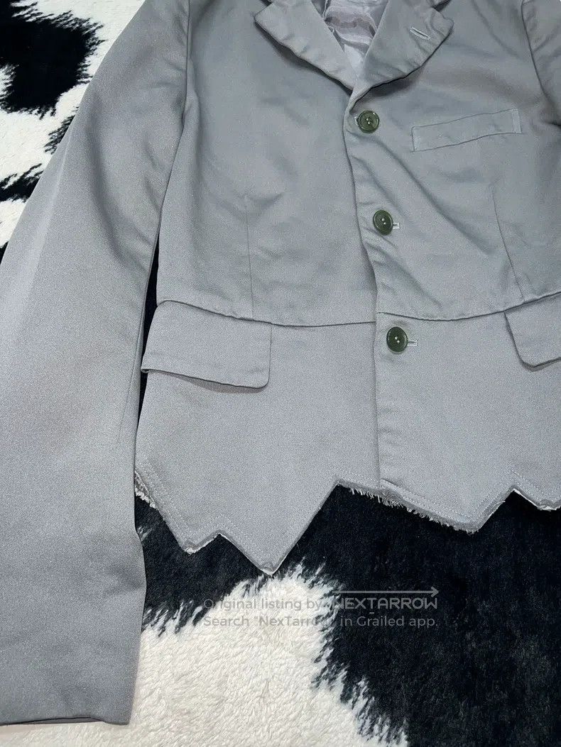 Comme des Garcons Comme des Garcons Teal Inverted Hem Jacket Size S / US 4 / IT 40 - 3 Thumbnail