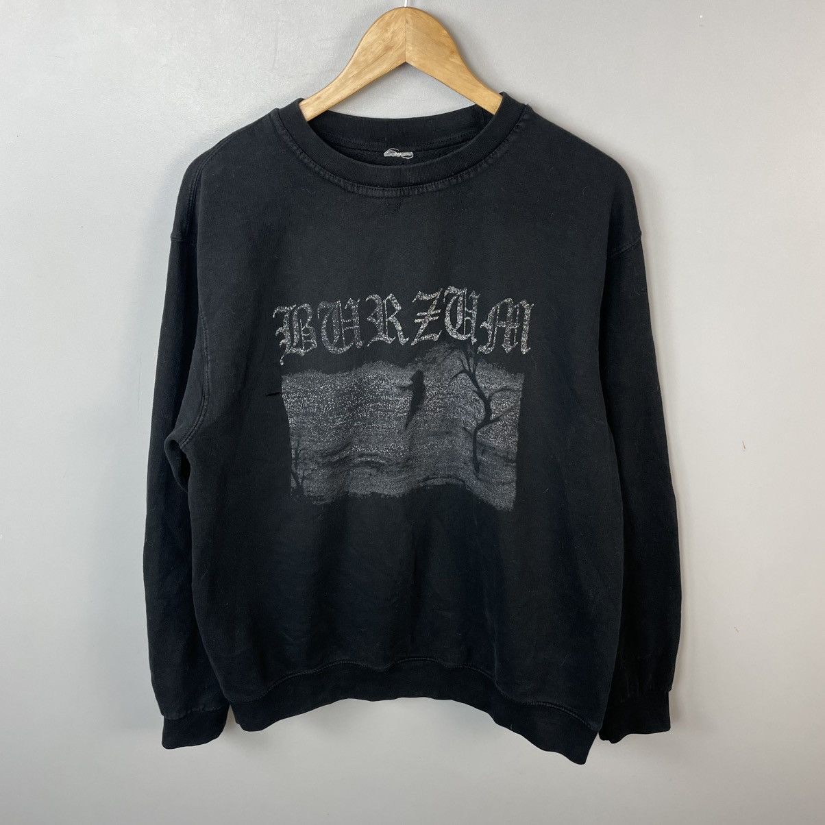 Vintage Vintage 00’s Burzum sweatshirt black metal size M Size US L / EU 52-54 / 3 - 3 Thumbnail