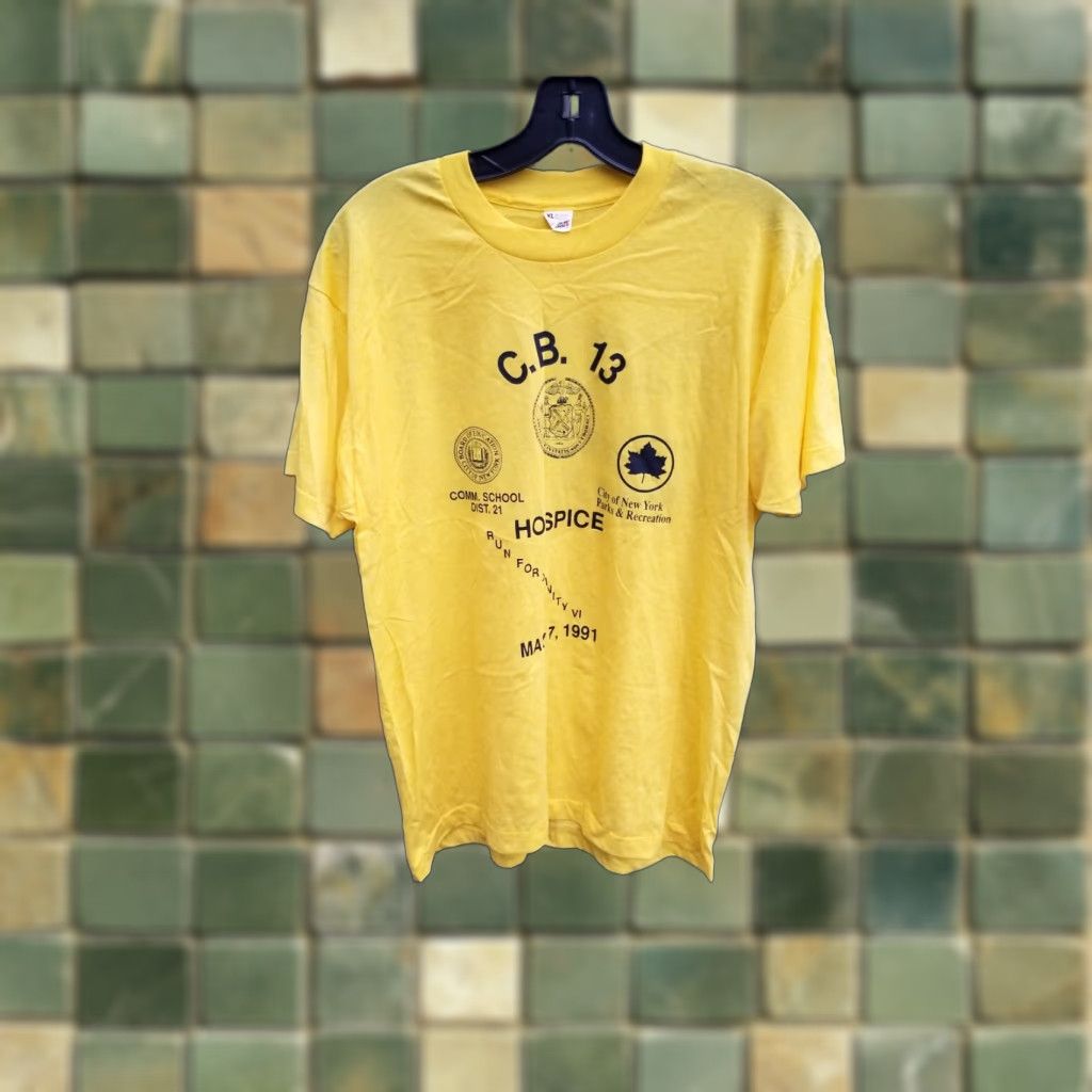 Vintage VINTAGE NEW YORK CITY HOSPICE RUN BROOKLYN PARKS AND RECREATION DRUGS SHIRT XL Size US XL / EU 56 / 4 - 1 Thumbnail