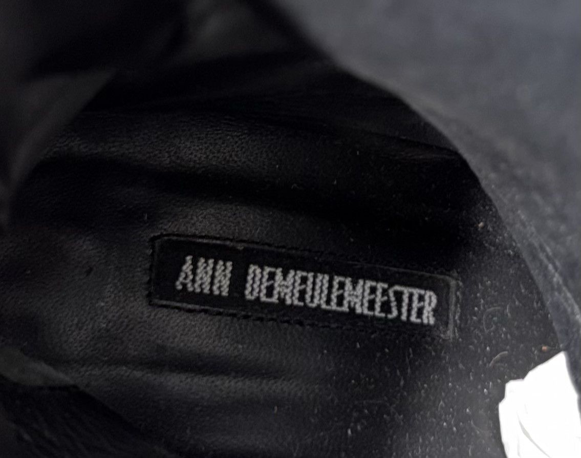 Ann Demeulemeester ANN DEMEULEMEESTER - OXBLOOD COMBAT BOOTS Size US 8 / IT 38 - 10 Thumbnail