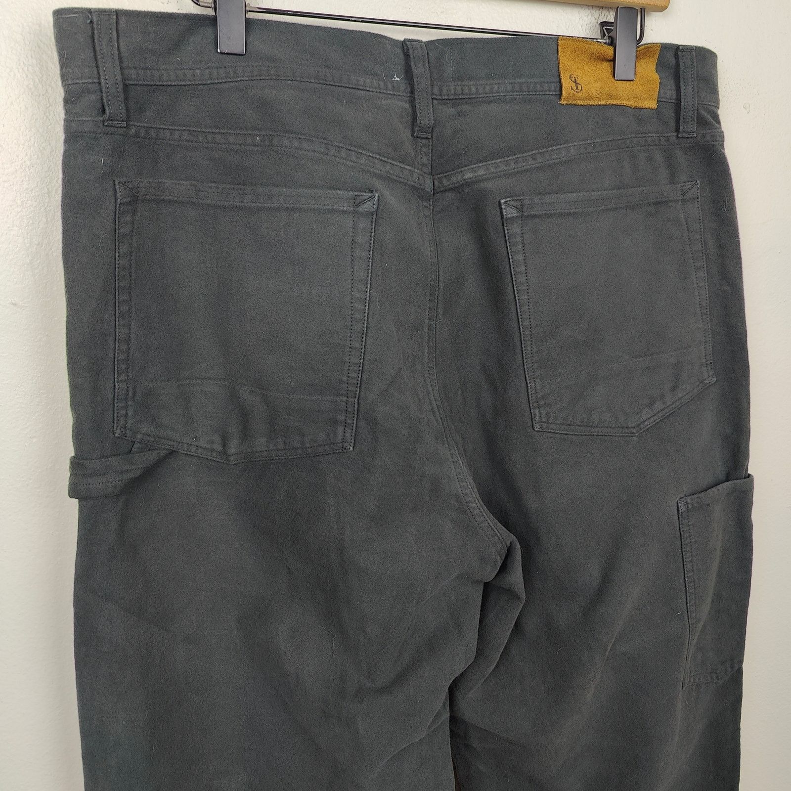 Todd Snyder Todd Snyder Relaxed Fit Carpenter Jeans Womens 34x34 Black Size US 34 / EU 50 - 7 Thumbnail
