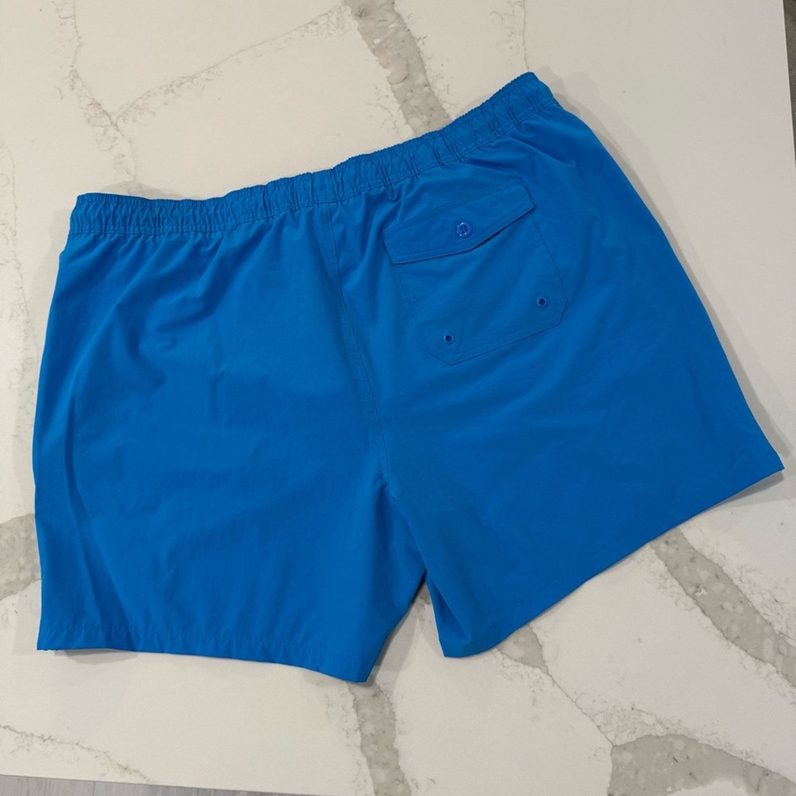 George George Drawstring Swim Trunks Men’s 3XL Vibrant Blue Size US 40 / EU 56 - 5 Thumbnail