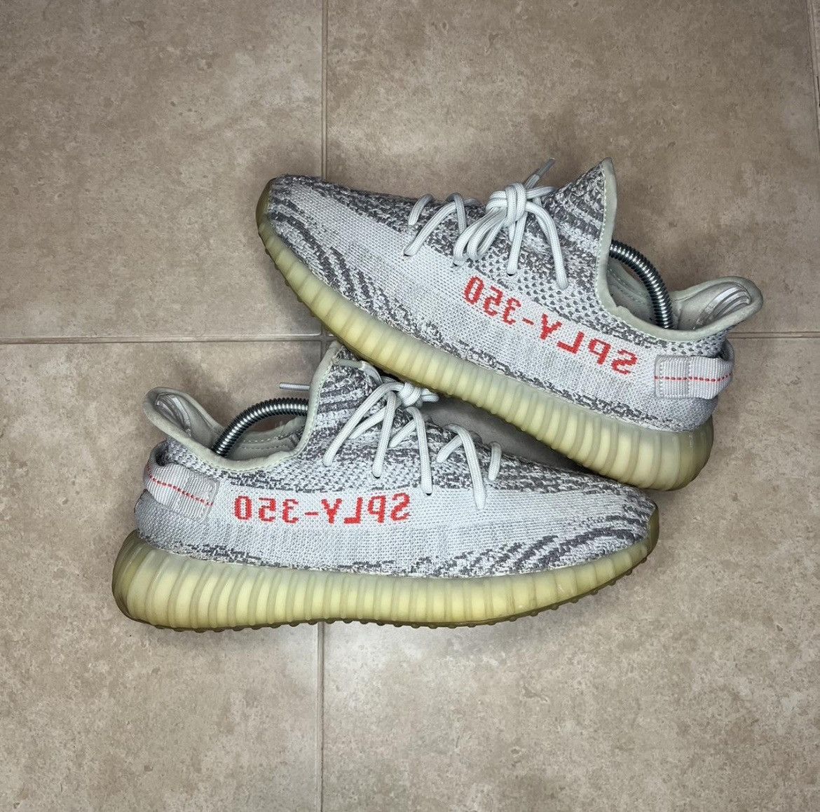 adidas gazelle silver green womens YEEZY BOOST 350 V2 Blue Tint B37571 – Sky Walker main image 0