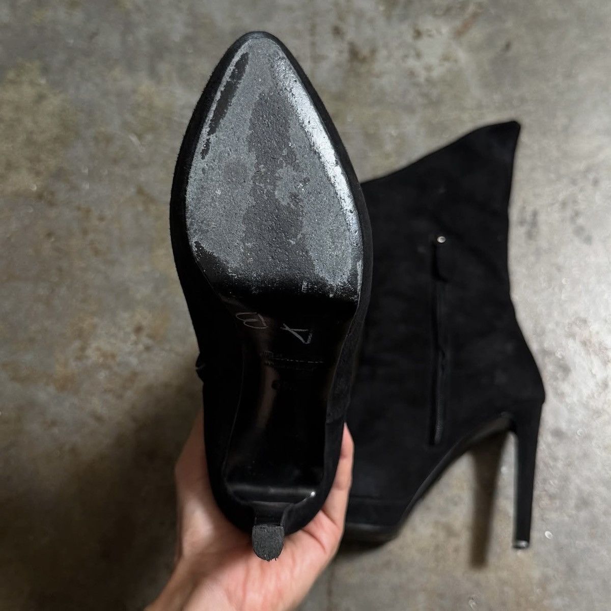 Jil Sander JIL SANDERS BLACK SUEDE BOOT - 36.5 Size US 6.5 / IT 36.5 - 3 Thumbnail
