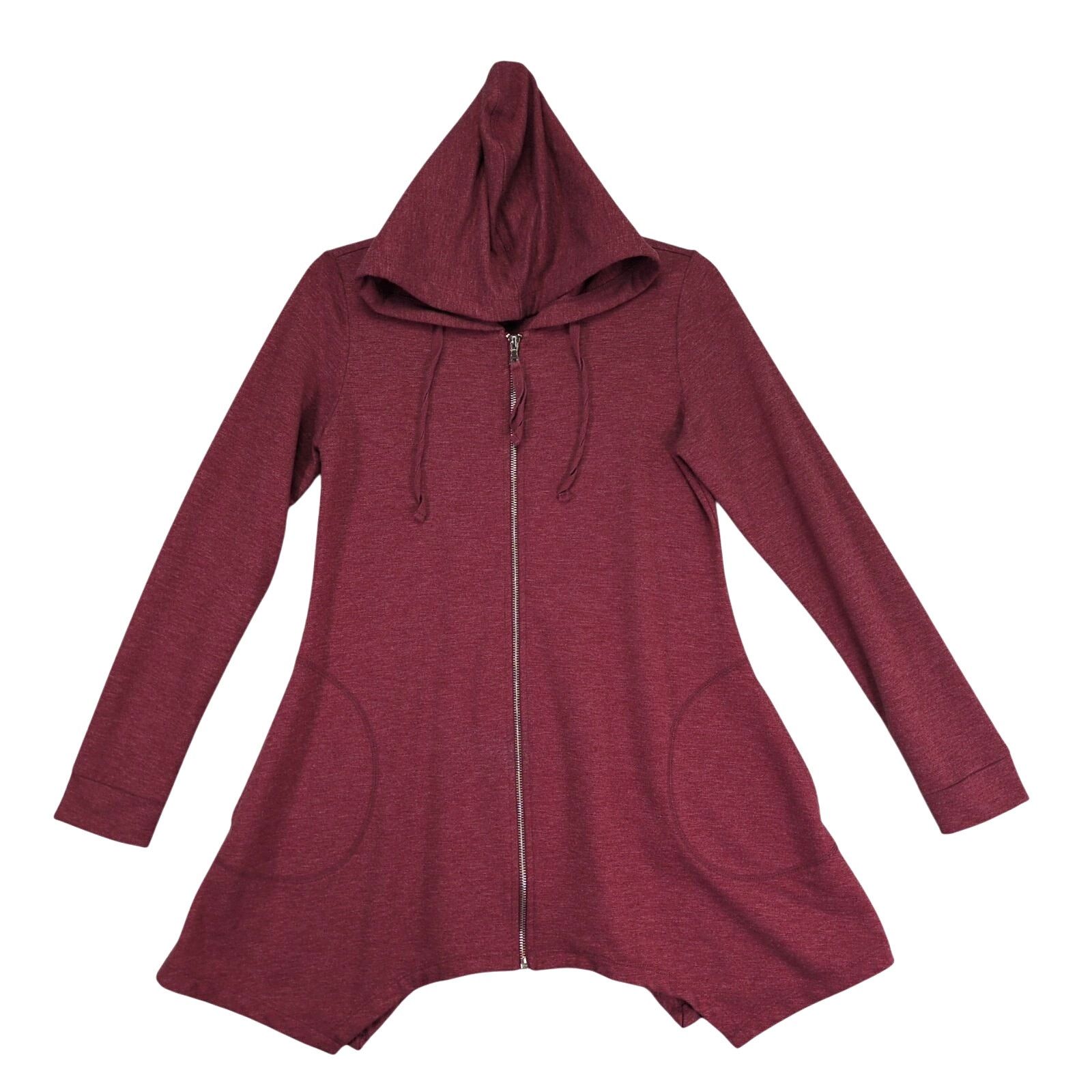 Logo Athletic LOGO Lori Goldstein Burgundy Oversize Full Zip Hoodie Jacket Size XXS / US 00 / IT 34 - 1 Thumbnail