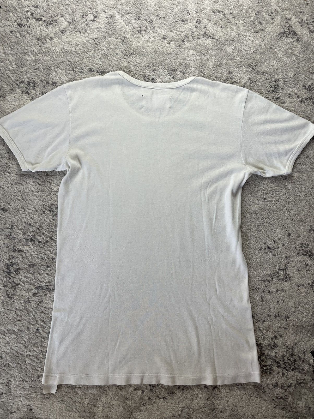 Maison Margiela SS99 Artisanal (0) (10) White T Shirt Size US L / EU 52-54 / 3 - 7 Thumbnail