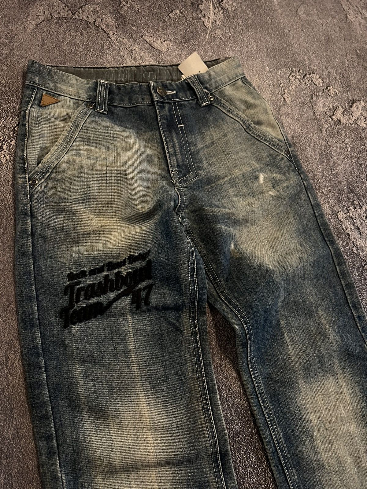 Vintage Y2K Baggy Streetwear Jean / Number Nine Style Drip Archive Size US 30 / EU 46 - 3 Thumbnail