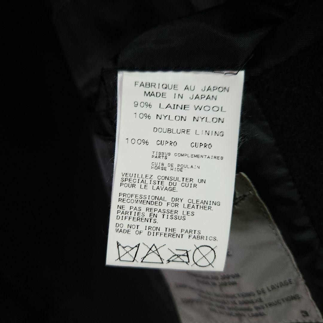 Yohji Yamamoto POUR HOMME 16aw leather melton jacket HR-J06-102 Size US L / EU 52-54 / 3 - 7 Thumbnail