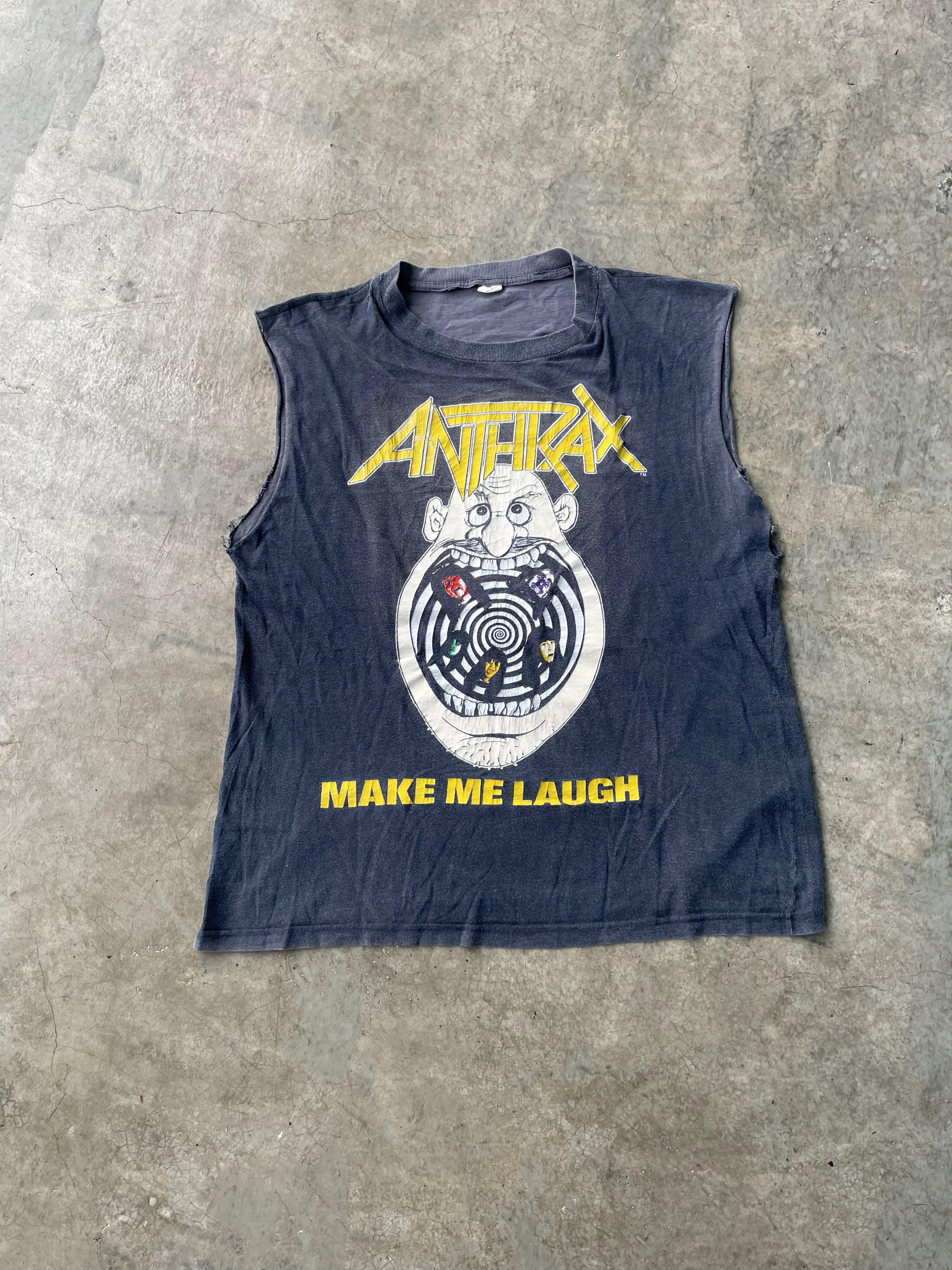 Band Tees VTG 1988 Anthrax Road to Euphoria Monster Of Rock Size US L / EU 52-54 / 3 - 1 Thumbnail