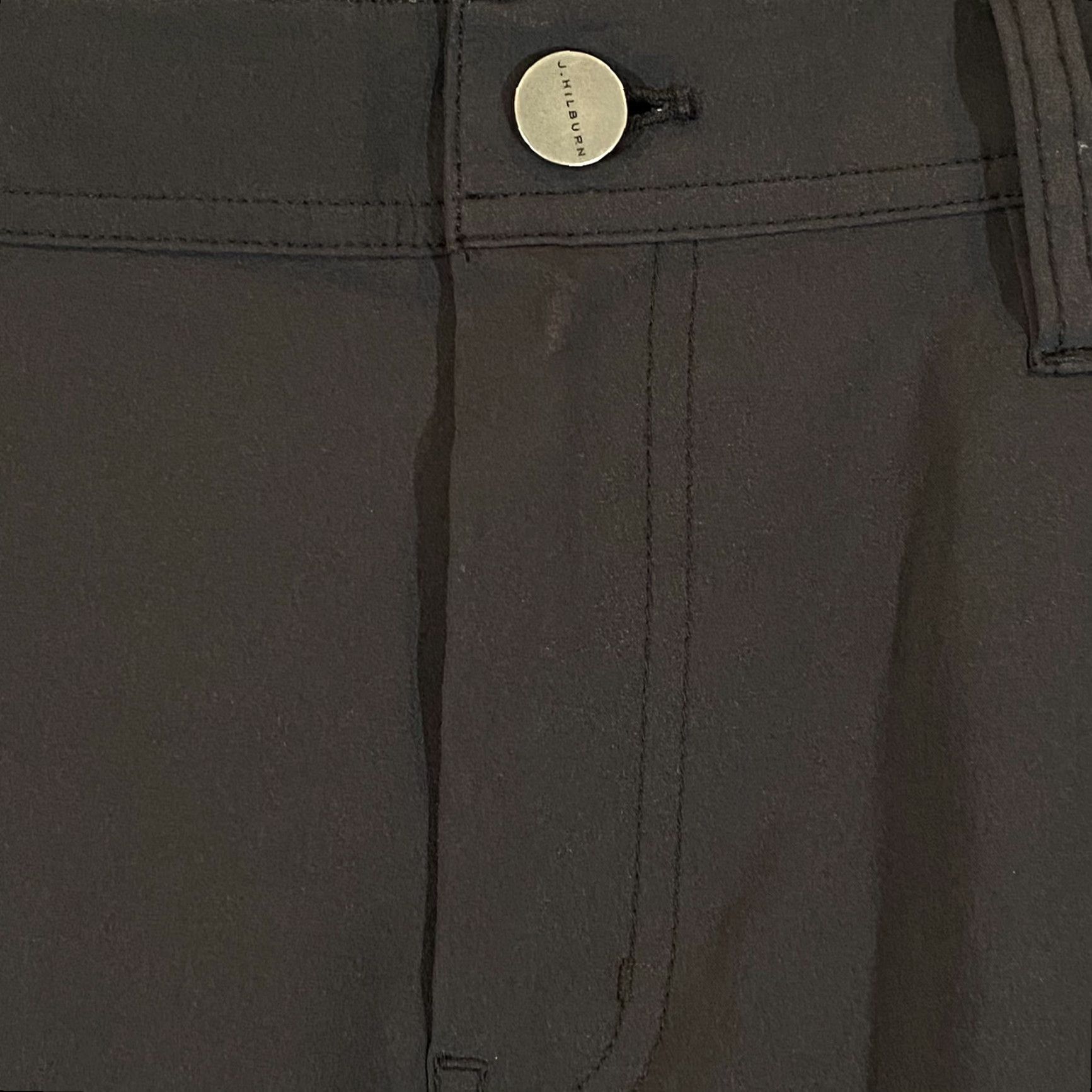 Vintage J Hilburn Pants Mens 38 Regular Dress Pants Black 38W 27L Polyester Casual Mens Size US 38 / EU 54 - 3 Thumbnail
