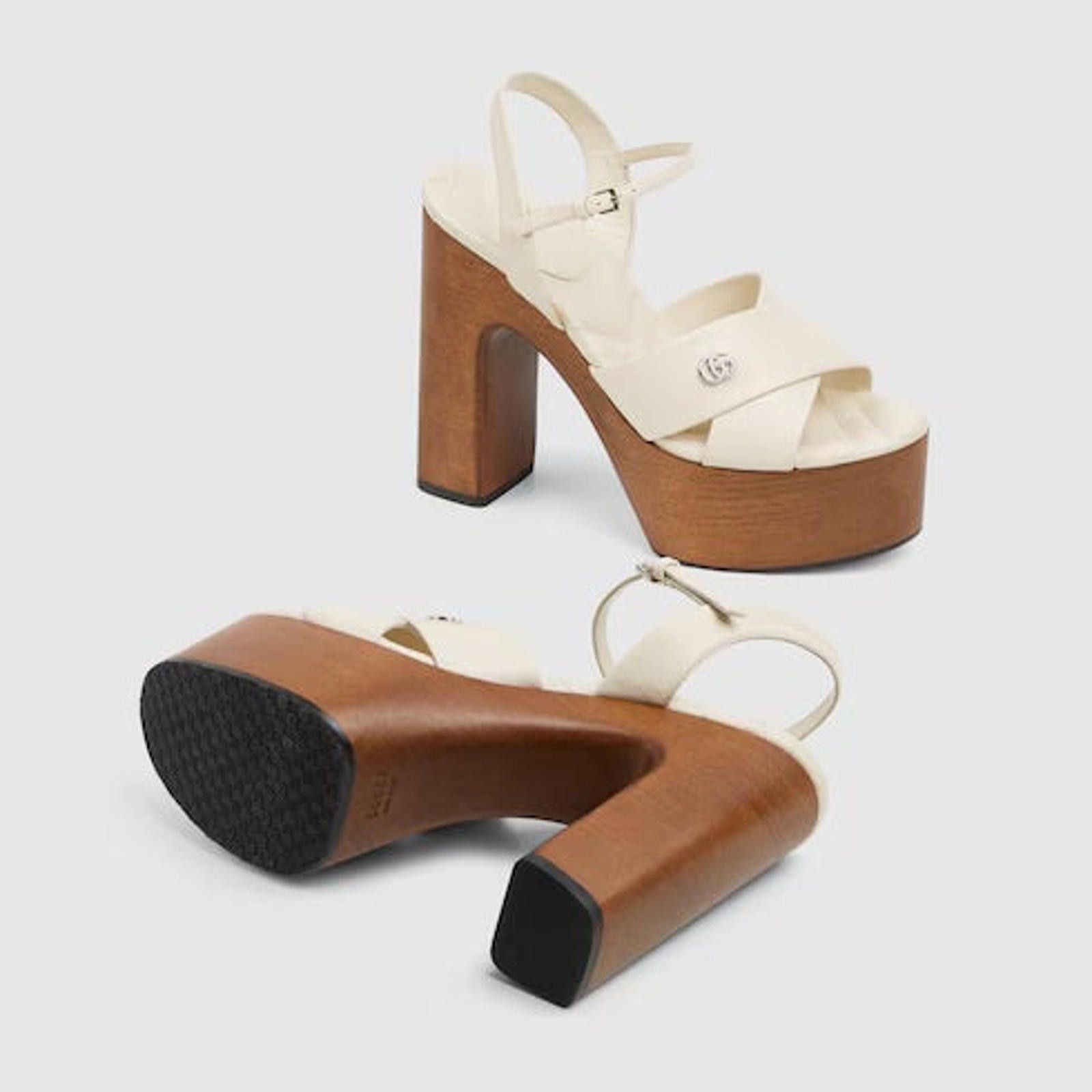 Gucci Gucci Platform Sandal Size US 5 / IT 35 - 3 Thumbnail