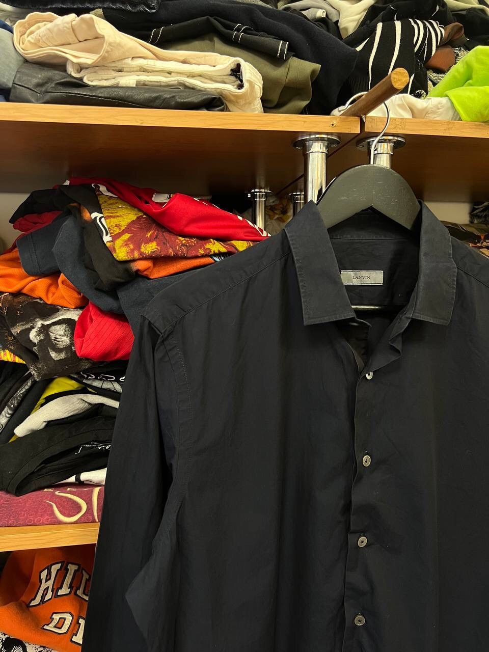 Lanvin Lanvin Luxury Shirt Made in Italy Button Up Size US M / EU 48-50 / 2 - 2 Thumbnail