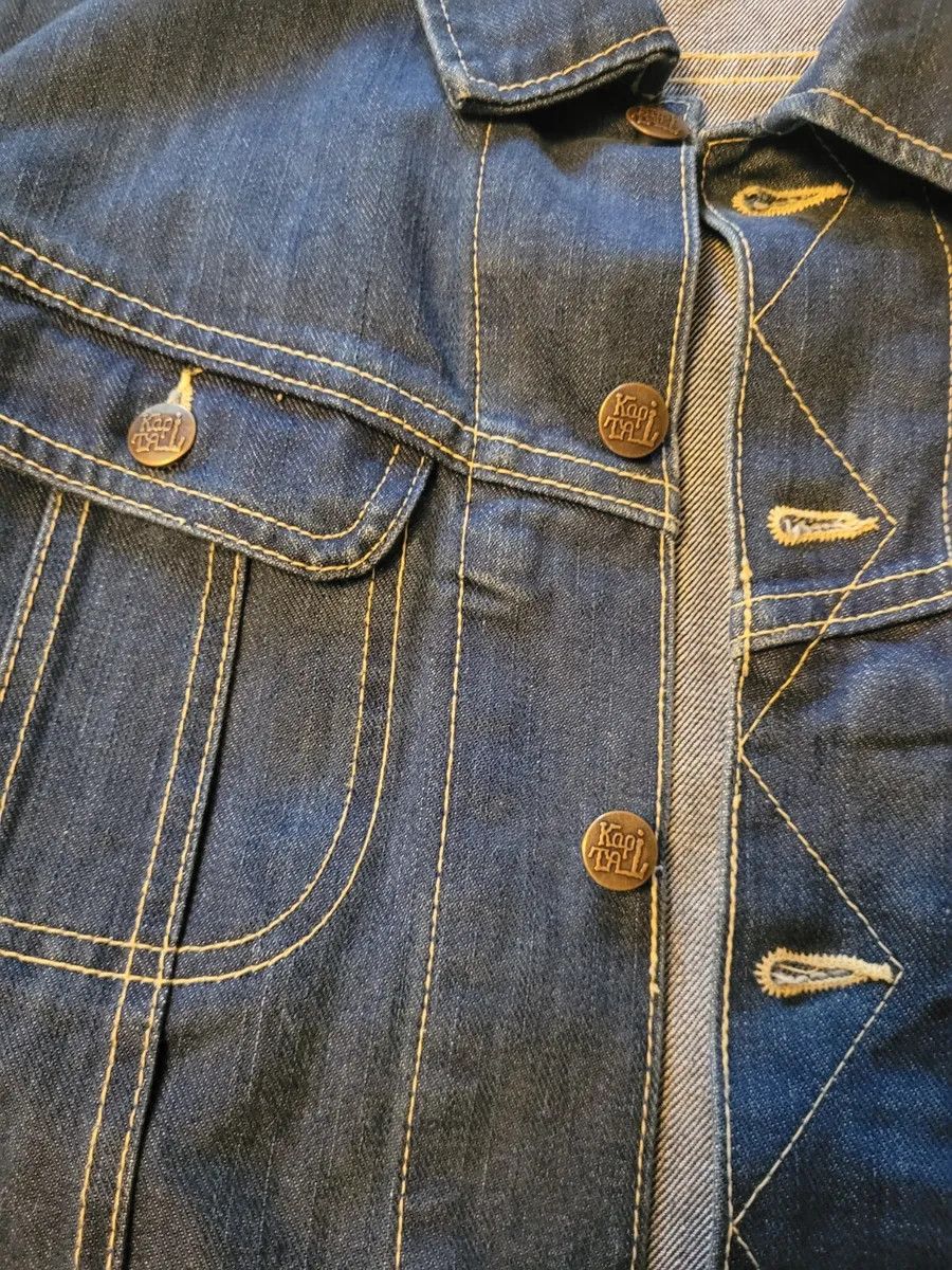 Kapital Kapital Smiley Denim Jacket AW15 Size US M / EU 48-50 / 2 - 8 Thumbnail