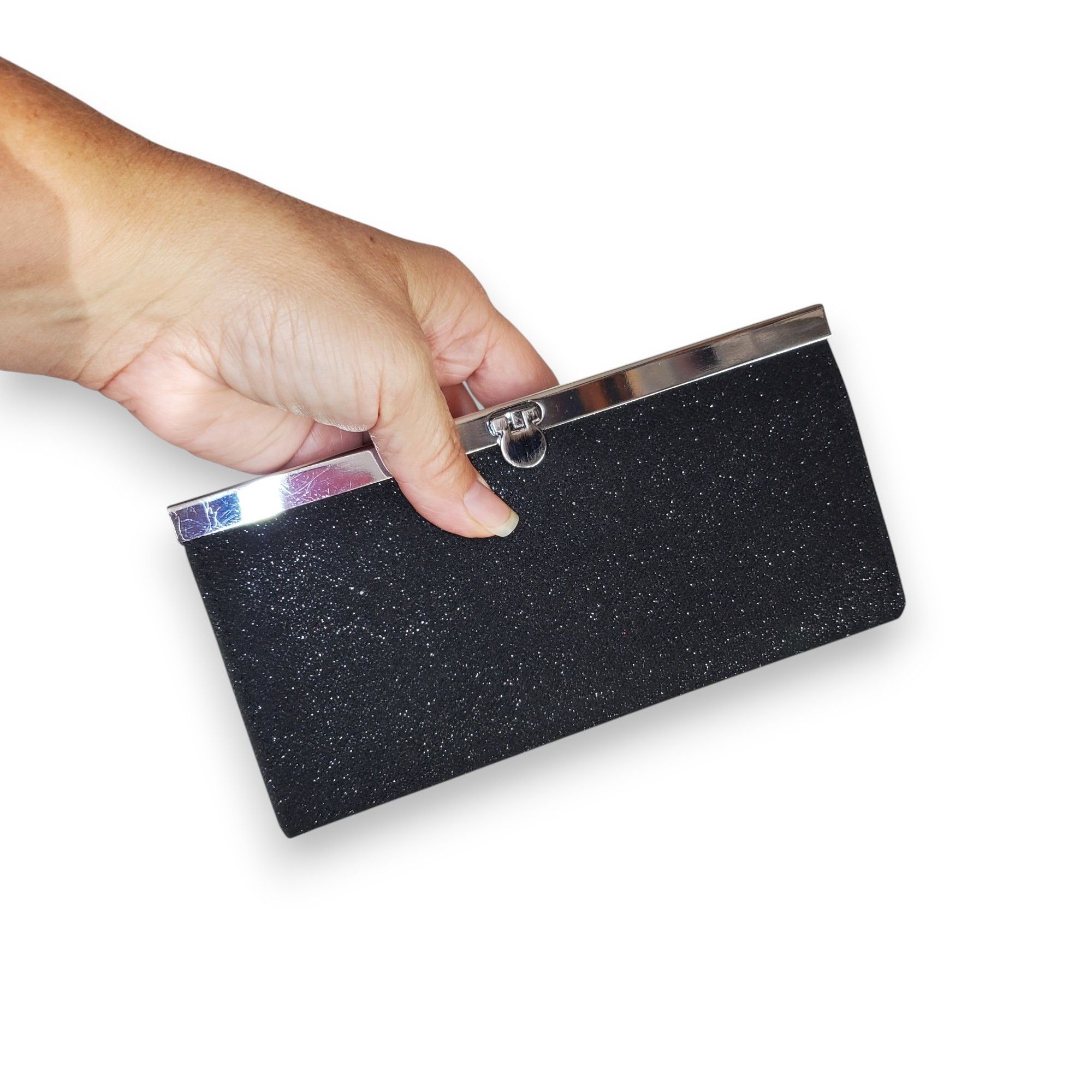 Other Depeche Mode 7.5x3.5" Clutch Wallet Black Silver Sparkle Size ONE SIZE - 4 Thumbnail