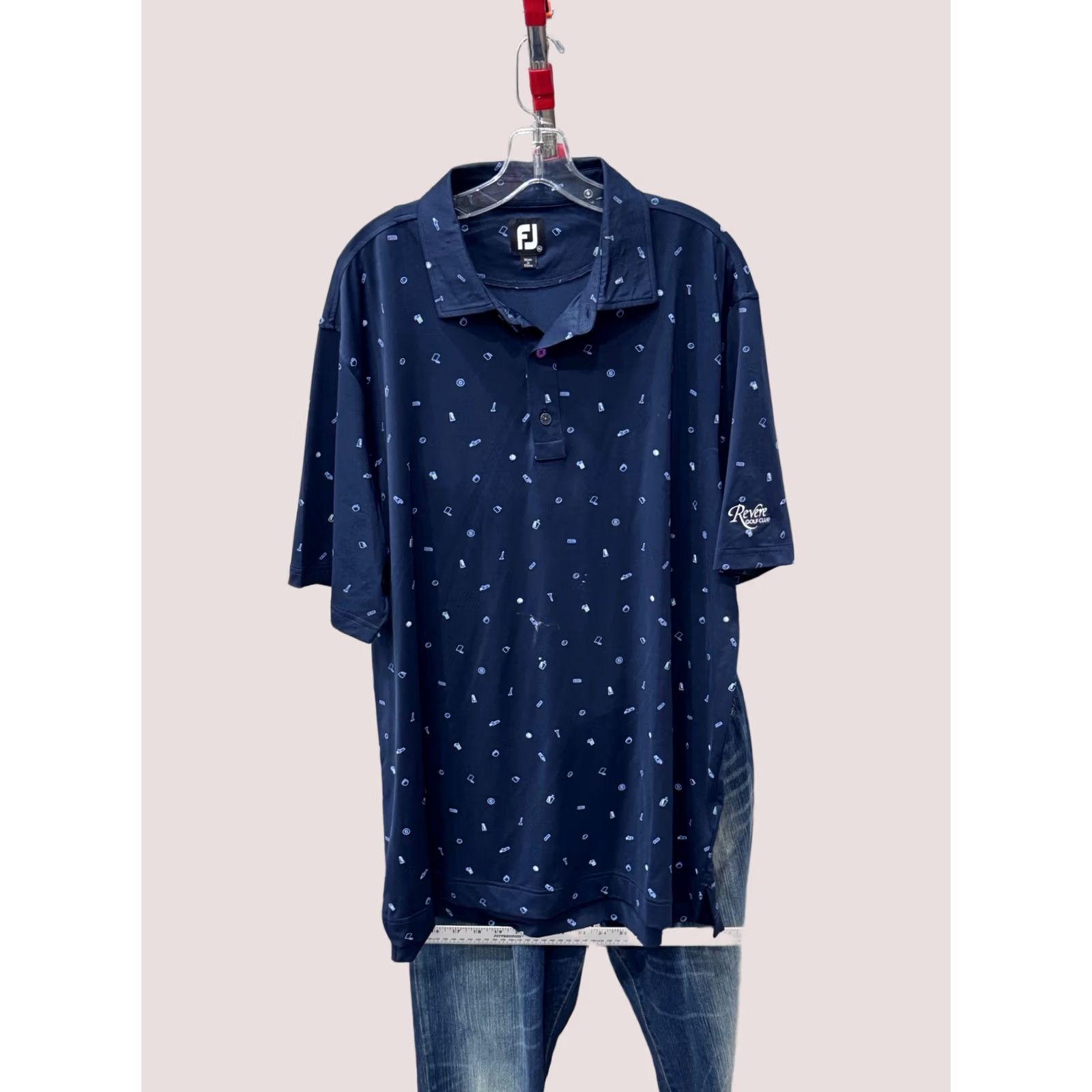 Footjoy Footjoy POLO SHIRT XL Men Multicolor Artwork Revere Golf Club Footjoy Polo Shirt XL Mens Multicolor Artwork Revere Golf Club Size US XL / EU 56 / 4 - 1 Thumbnail