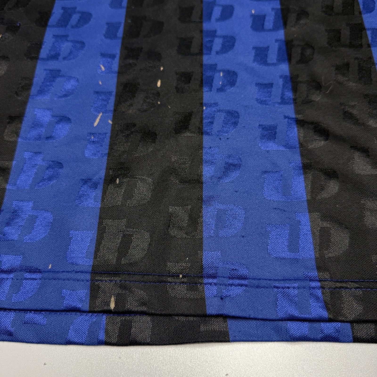 UNIONBAY × Vintage Vintage Union Bay Soccer Jersey Mens XL Blue/Black Short Sle Size US XL / EU 56 / 4 - 9 Thumbnail