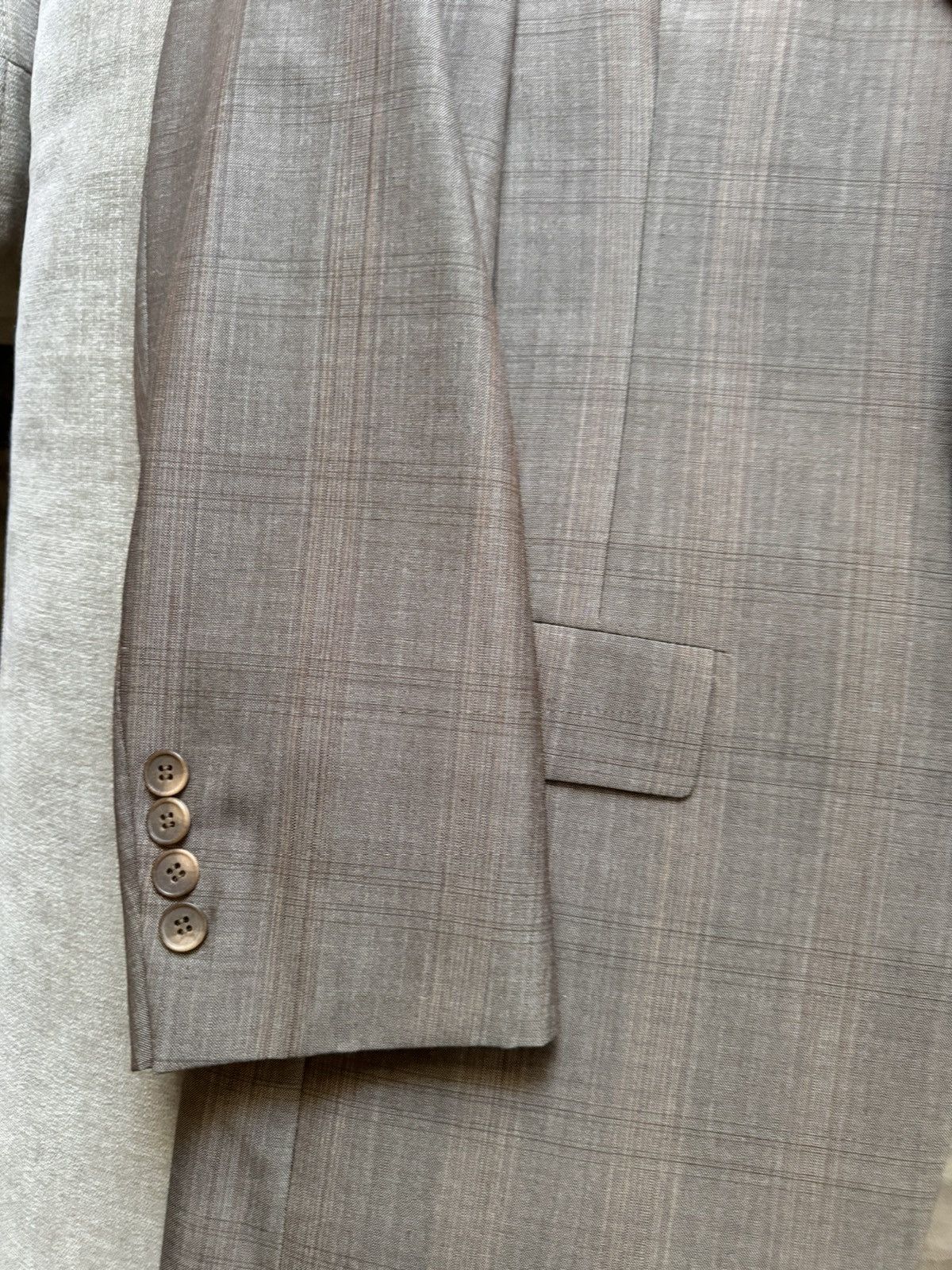 Christian Dior Monsieur Christian Dior Monsieur Prince of Wales Wool Suit Size 40R - 6 Thumbnail