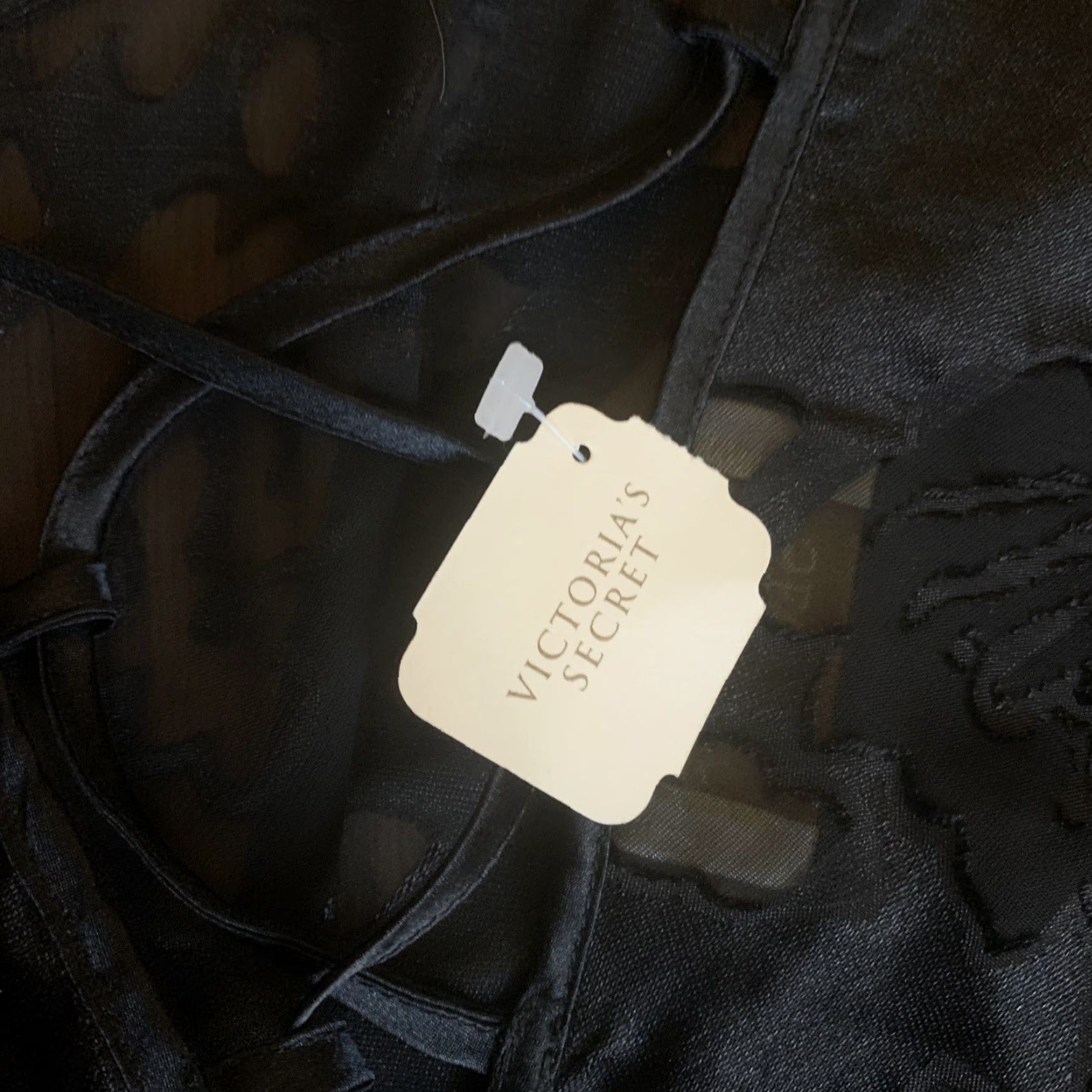 Victoria's Secret VINTAGE Victoria's Secret Black SHEER FLORAL TEDDY Medium M Burnout Romper Flutter Shirt Womens Size 32" / US 10 / IT 46 - 7 Thumbnail