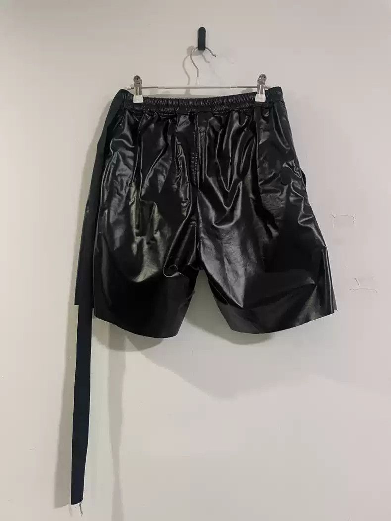 Rick Owens Rick Owens Drkshdw Ribbon Bright Leather Shorts-2505 Size US 30 / EU 46 - 2 Thumbnail