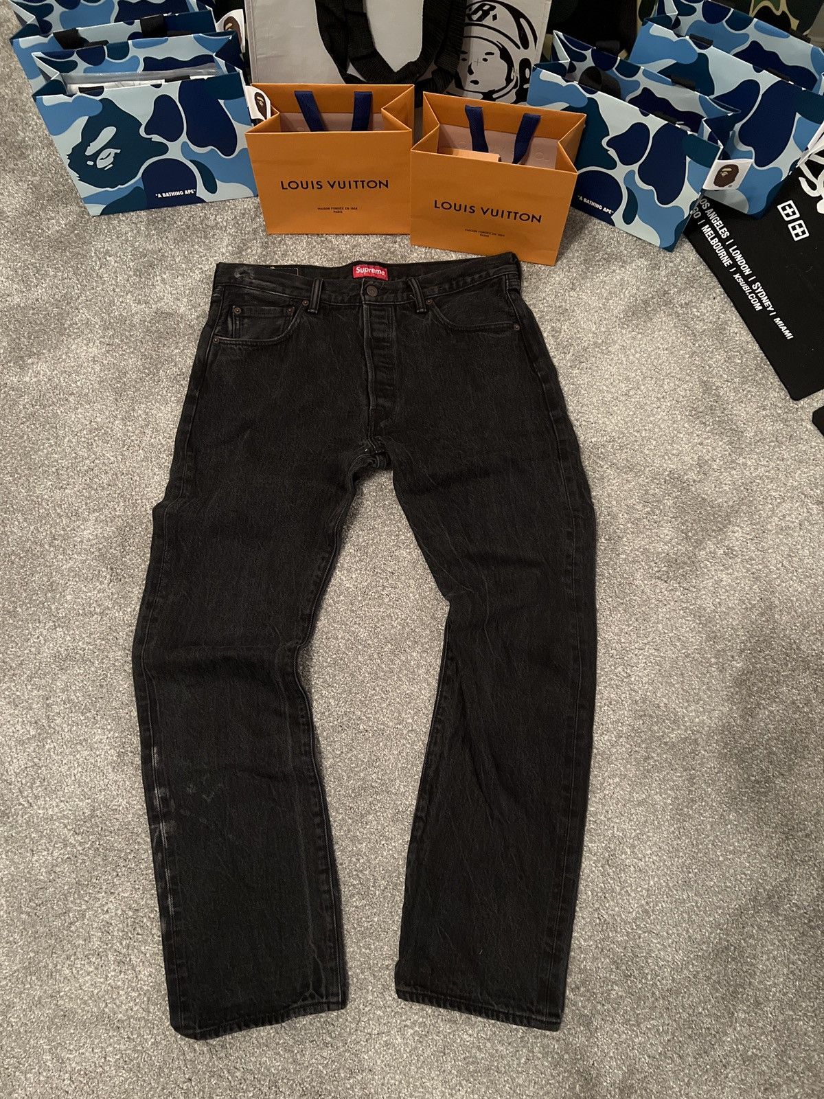 Levi's × Supreme × Vintage Supreme x Levi's Jeans Size US 34 / EU 50 - 1 Thumbnail