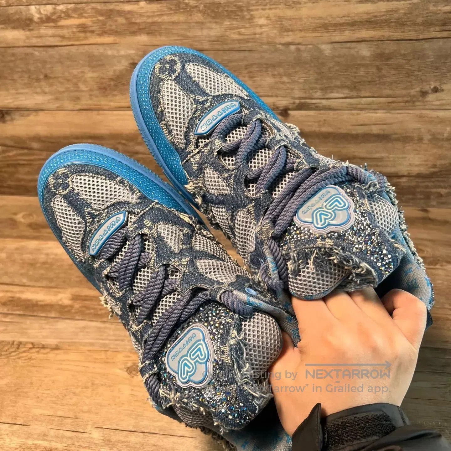 Louis Vuitton Blue Low. Size US 10 / EU 43 - 5 Thumbnail