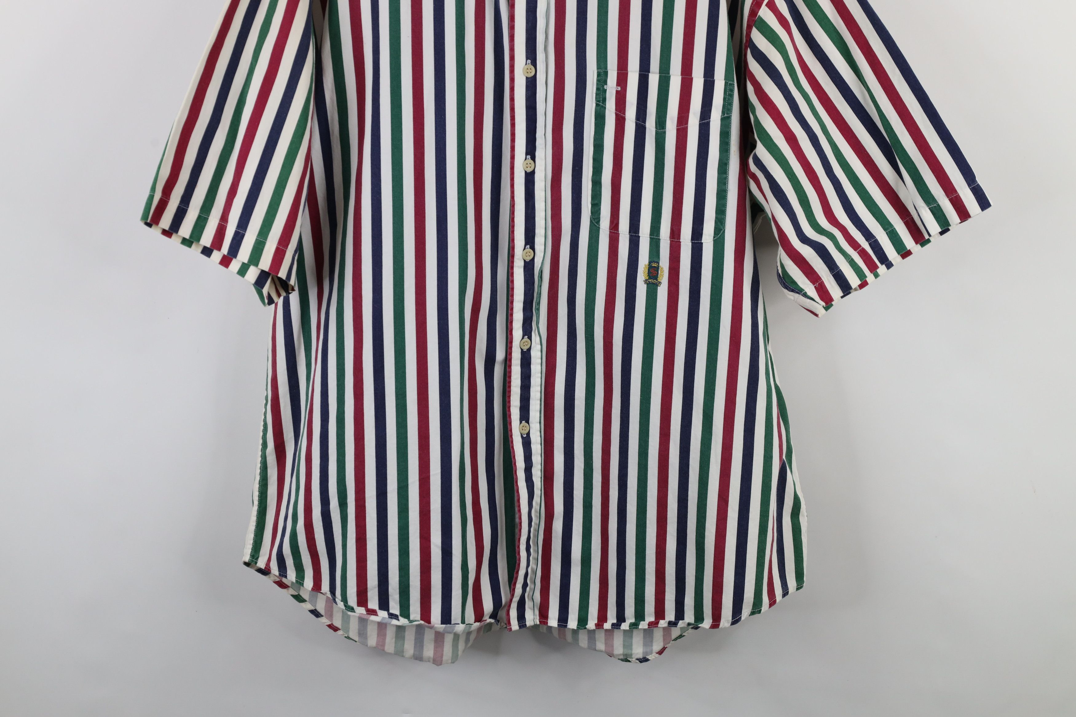Vintage Vintage 90s Streetwear Baggy Short Sleeve Button Down Shirt Size US XL / EU 56 / 4 - 3 Thumbnail
