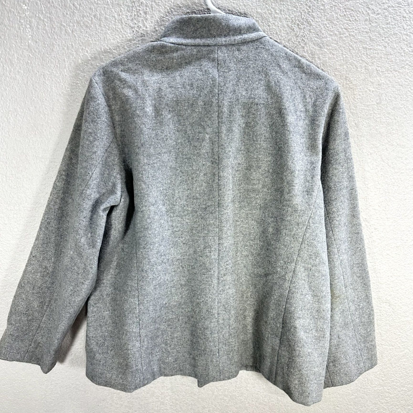 Pendleton VINTAGE Pendleton Women Jacket Gray Wool One Button Blazer Size M Casual Shirts & Blazers Woman Mens Girls Size M / US 6-8 / IT 42-44 - 5 Thumbnail