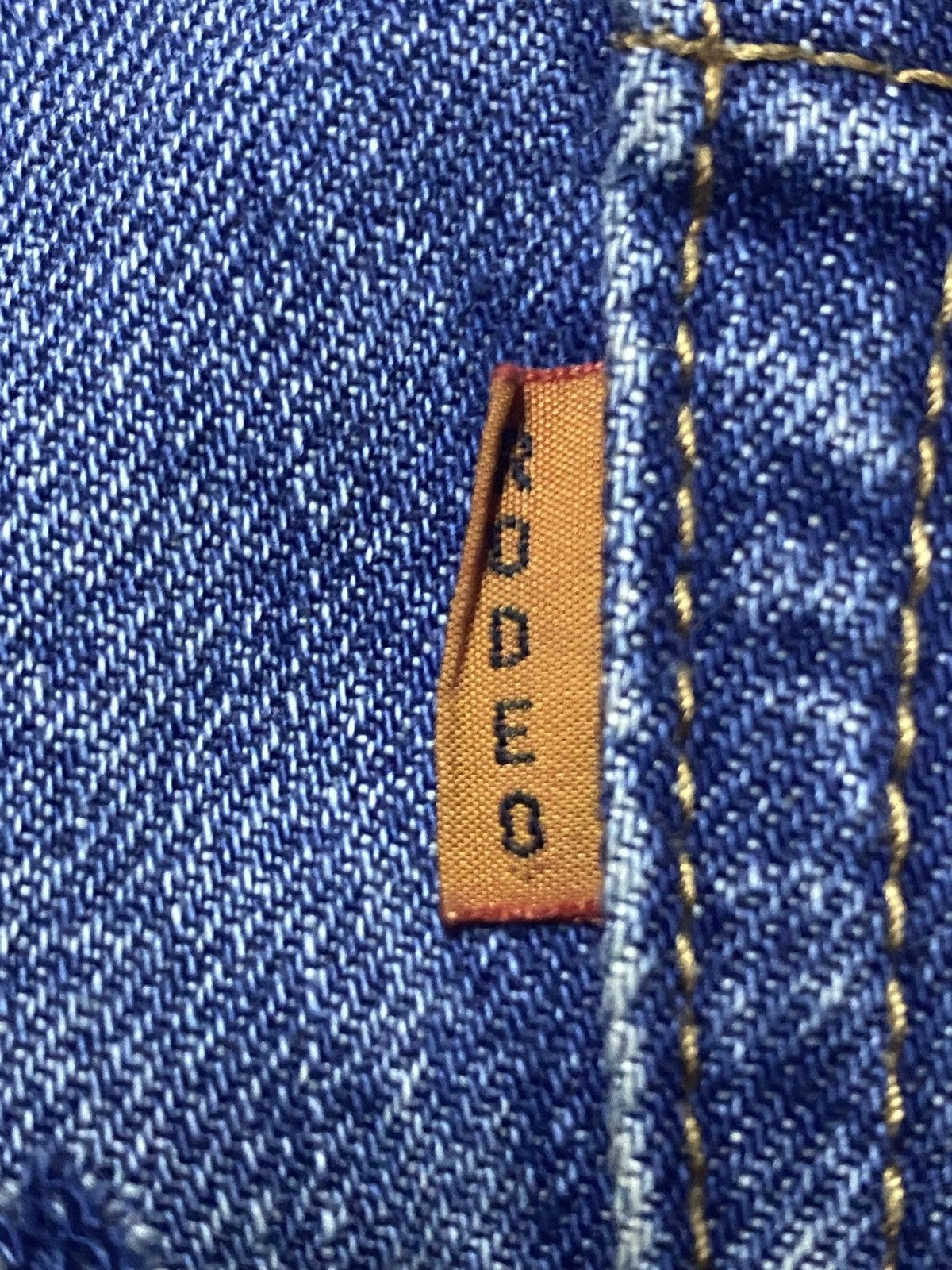 Japanese Brand Vintage Rodeo Crown Blue Wash Ifsixwasnine Style Flare Jeans Size US 29 - 12 Thumbnail