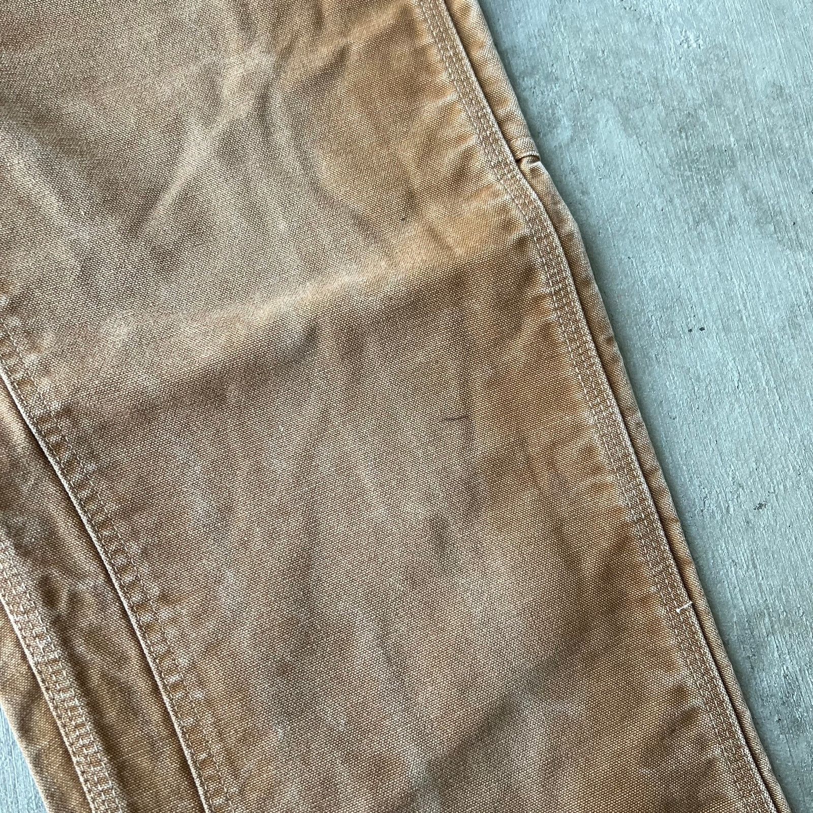 Carhartt × Vintage Vintage Y2K Carhartt brown double knee work carpenter pants Size US 34 / EU 50 - 4 Thumbnail
