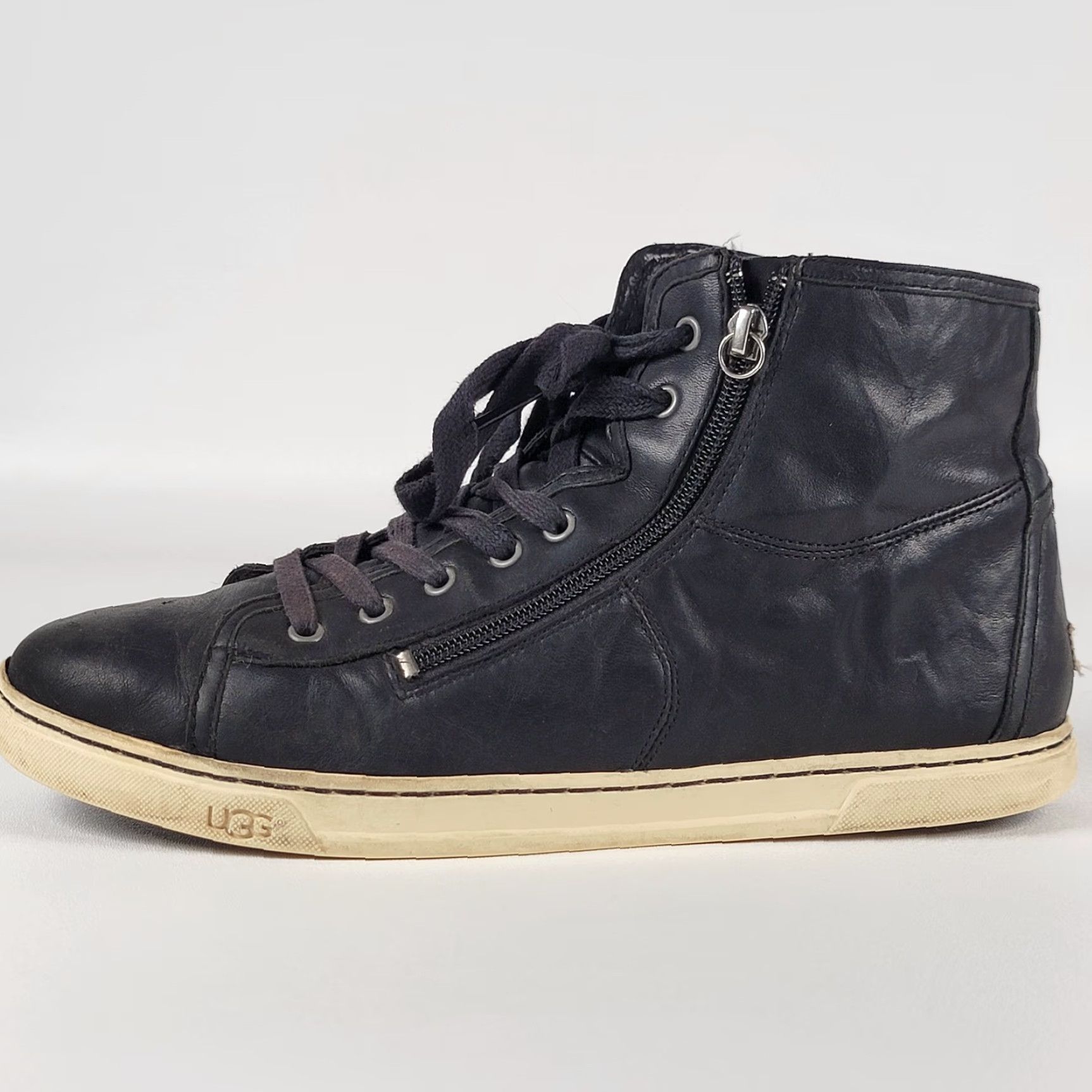 Ugg UGG Shoes Blaney Trainers High Top Sneakers Black Lace Up Women 11US/42EU Casual Walking Leather Upper Breathable Comfort Size L / US 10 / IT 46 - 7 Thumbnail