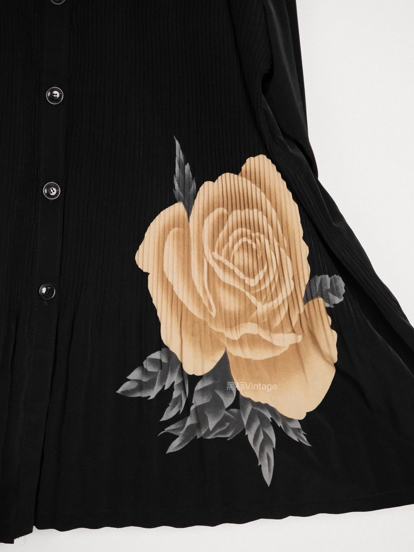 Yohji Yamamoto Yohji Yamamoto 15AW Archive Yellow Rose Yuzen Shirt Size L / US 10 / IT 46 - 7 Thumbnail