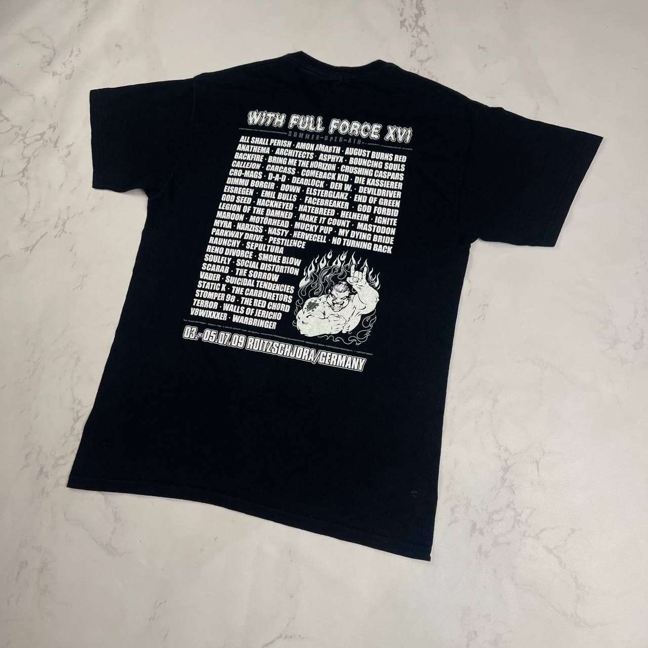 Vintage Band Tees × Vintage With Full Force Festival T-Shirt Sz M Size US M / EU 48-50 / 2 - 8 Thumbnail