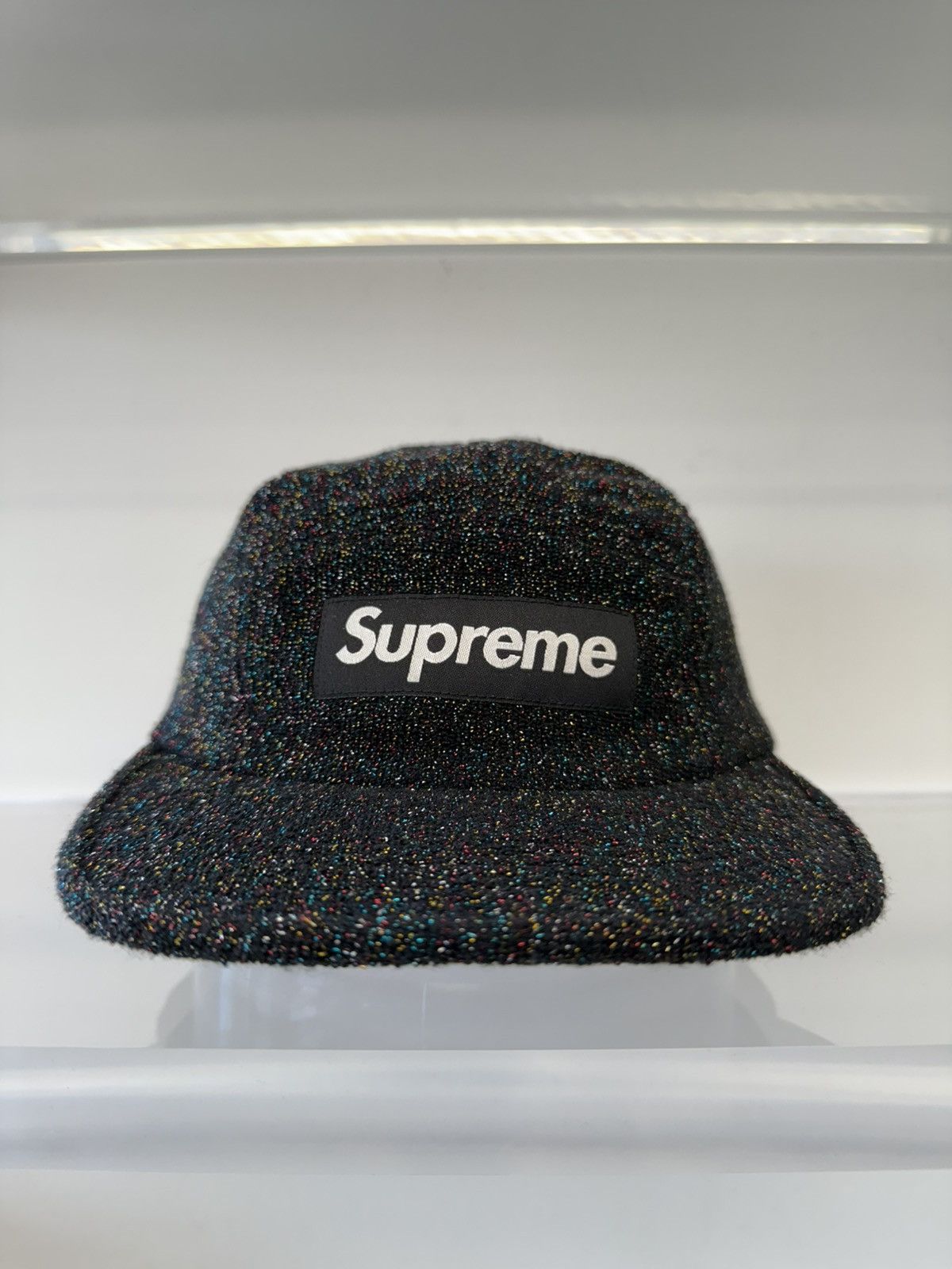 【Supreme】 Glitter Terry Camp Cap Supreme Glitter Terry Camp Cap (SS19) - $48
