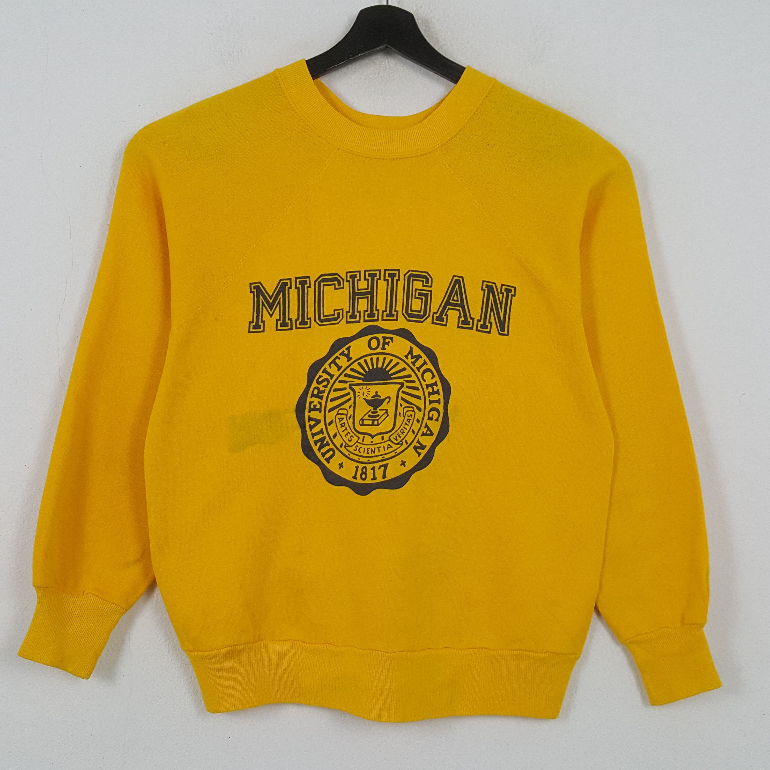 Vintage University Of MICHIGAN Vintage Sweatshirt C292N27 Size US S / EU 44-46 / 1 - 1 Thumbnail