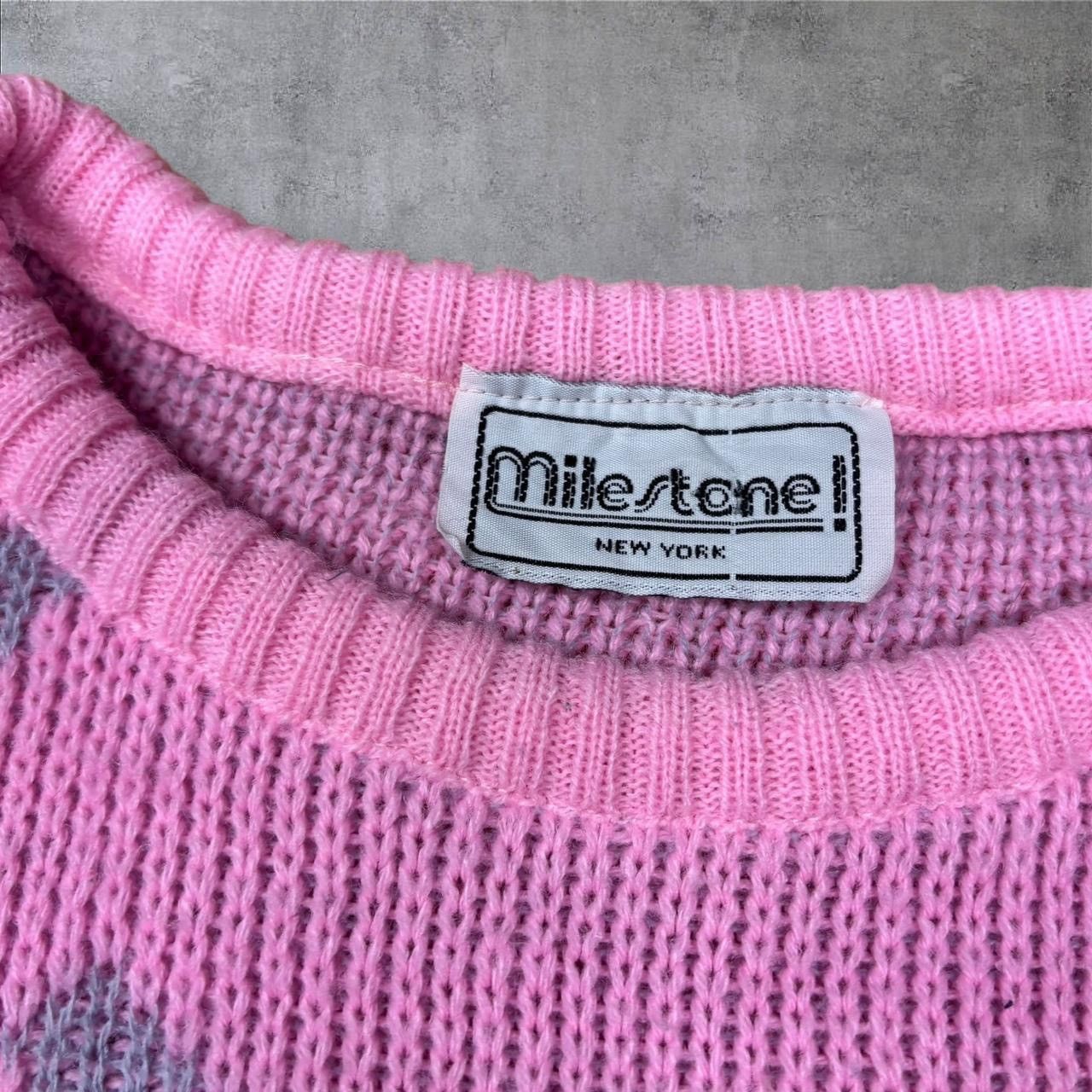 Milestone Vintage Pink Sweater Size S / US 4 / IT 40 - 3 Thumbnail