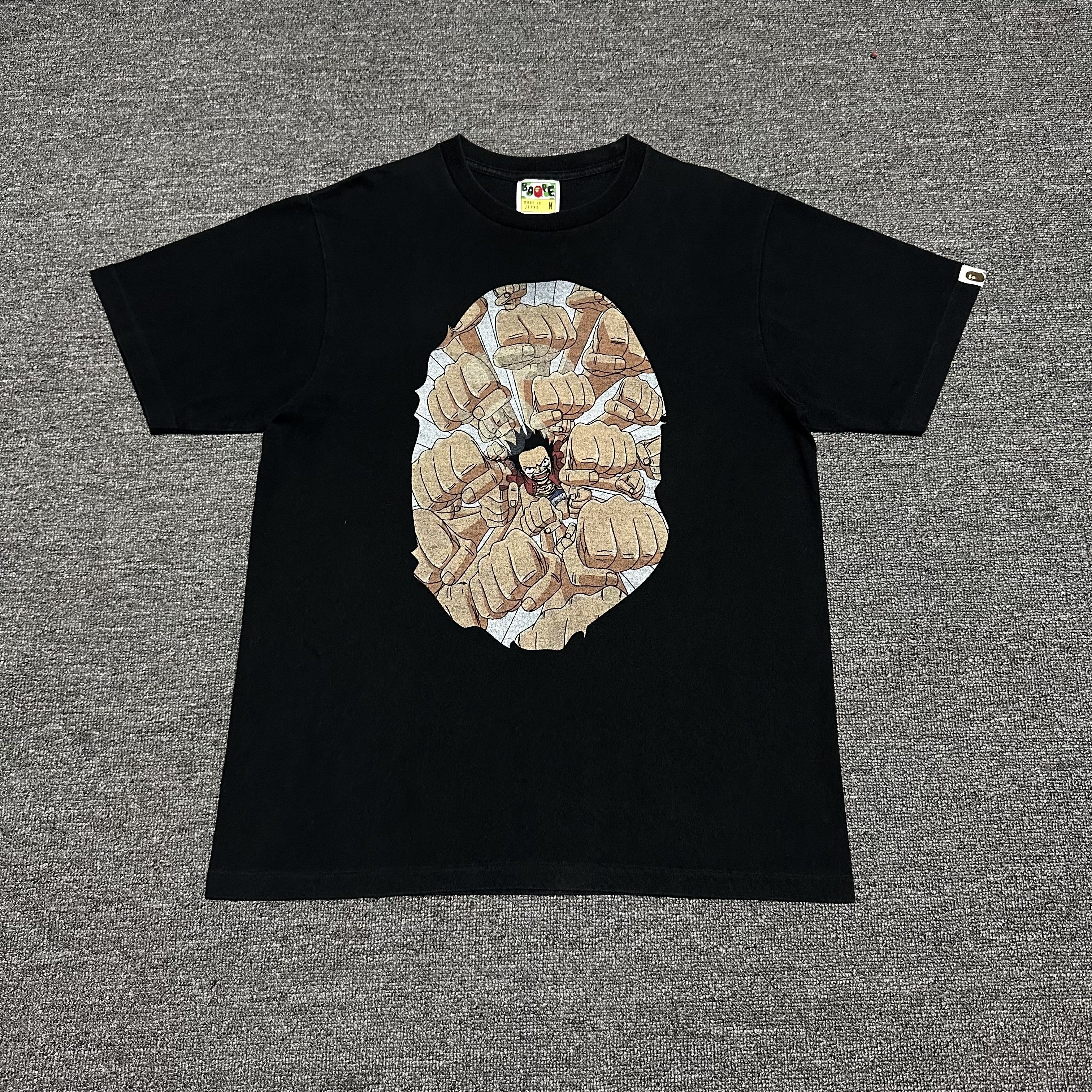 Bape Bape X One Piece WANTED Poster Milo Tee | Grailed