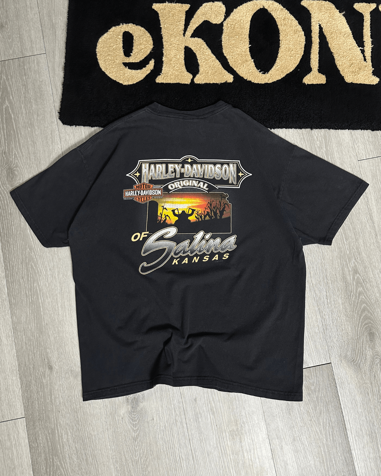 Harley Davidson 2011 Harley Davidson of Salina Kansas Black T-Shirt Size XL Size US XL / EU 56 / 4 - 1 Thumbnail
