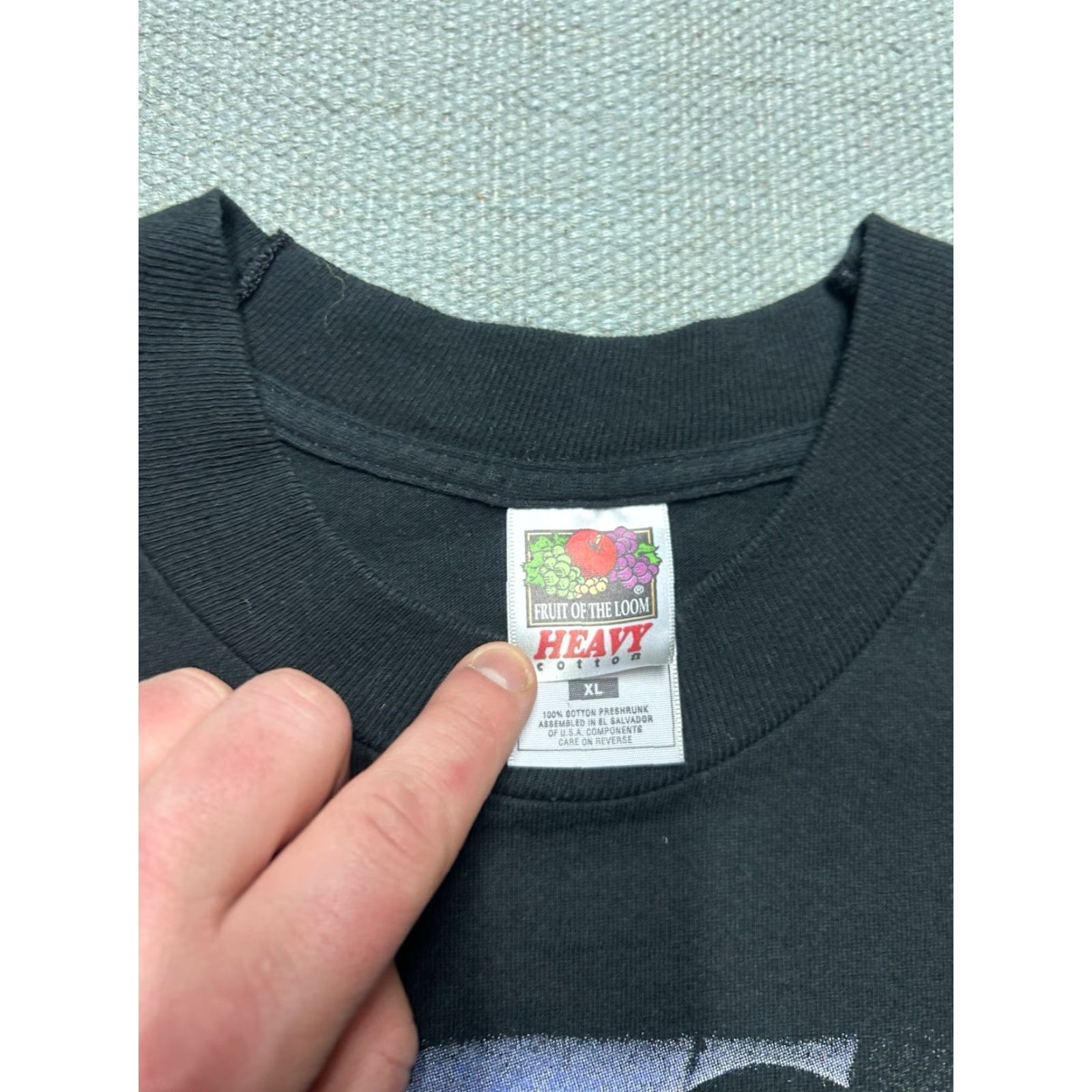 Fruit Of The Loom VINTAGE Clay Walker Ordinary People country music band XL T-Shirt Men Black Graphic 90s XL Shirts Size US XL / EU 56 / 4 - 3 Thumbnail